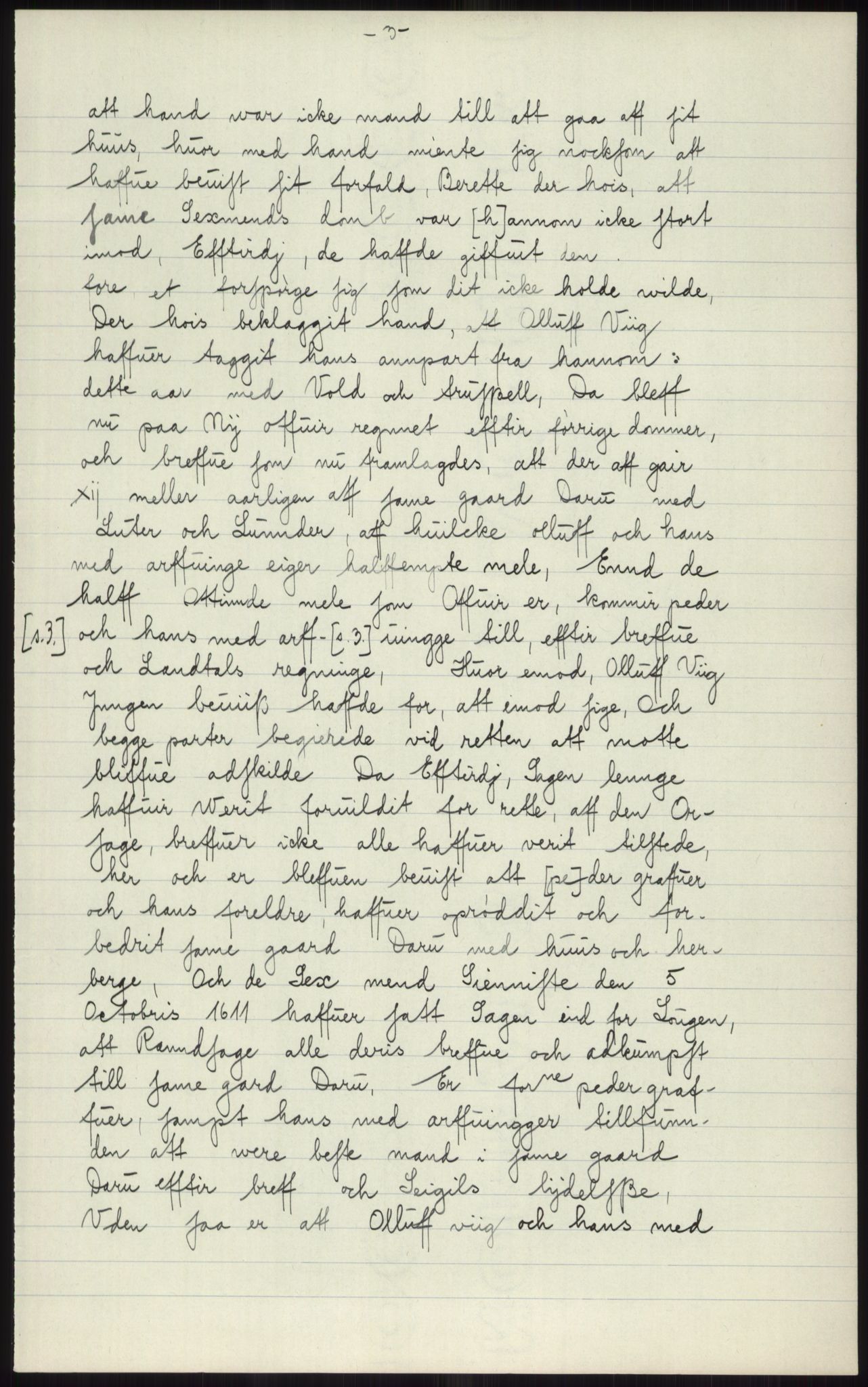 Samlinger til kildeutgivelse, Diplomavskriftsamlingen, AV/RA-EA-4053/H/Ha, p. 1881