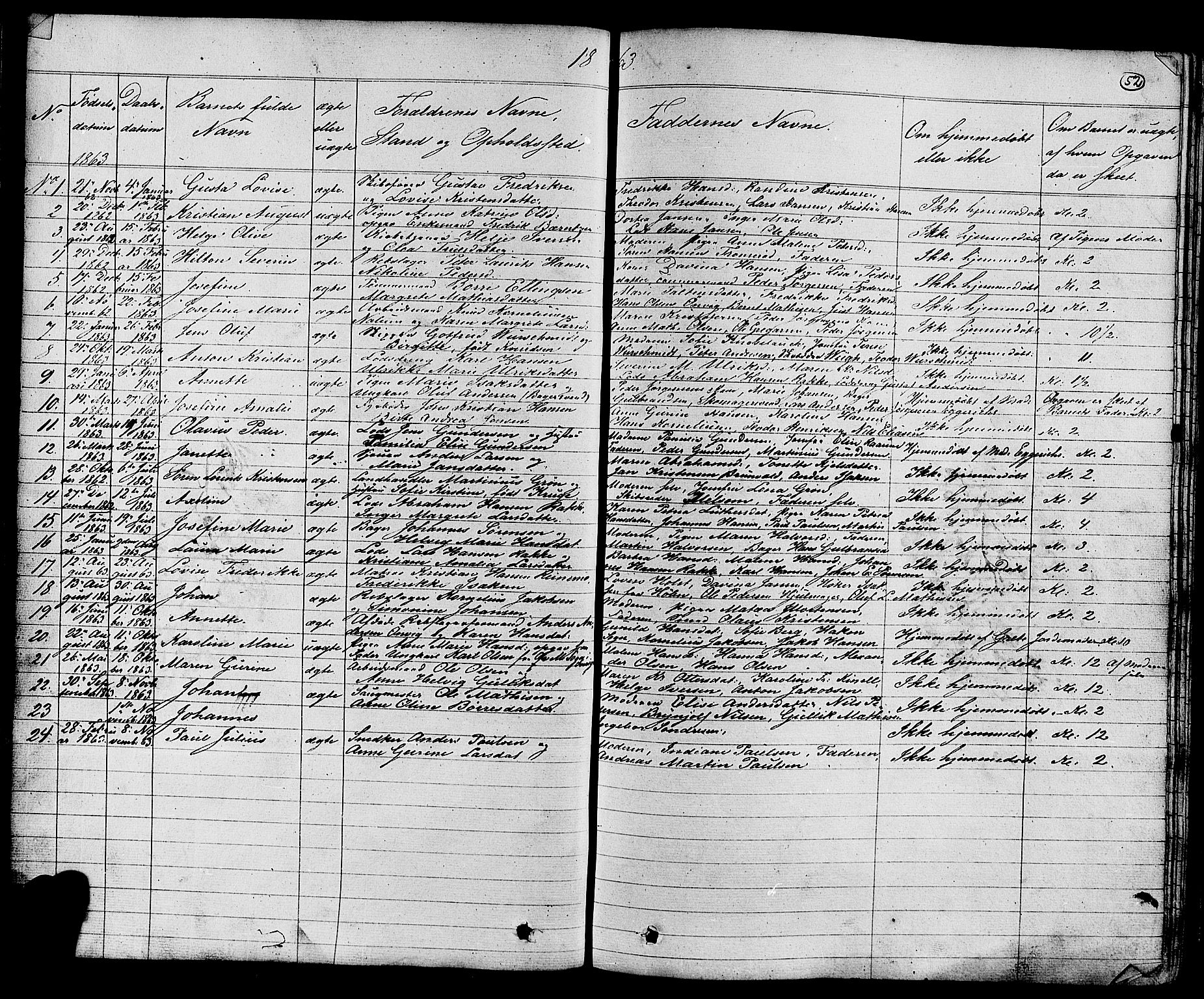 Stavern kirkebøker, AV/SAKO-A-318/G/Ga/L0002: Parish register (copy) no. 2, 1839-1909, p. 52