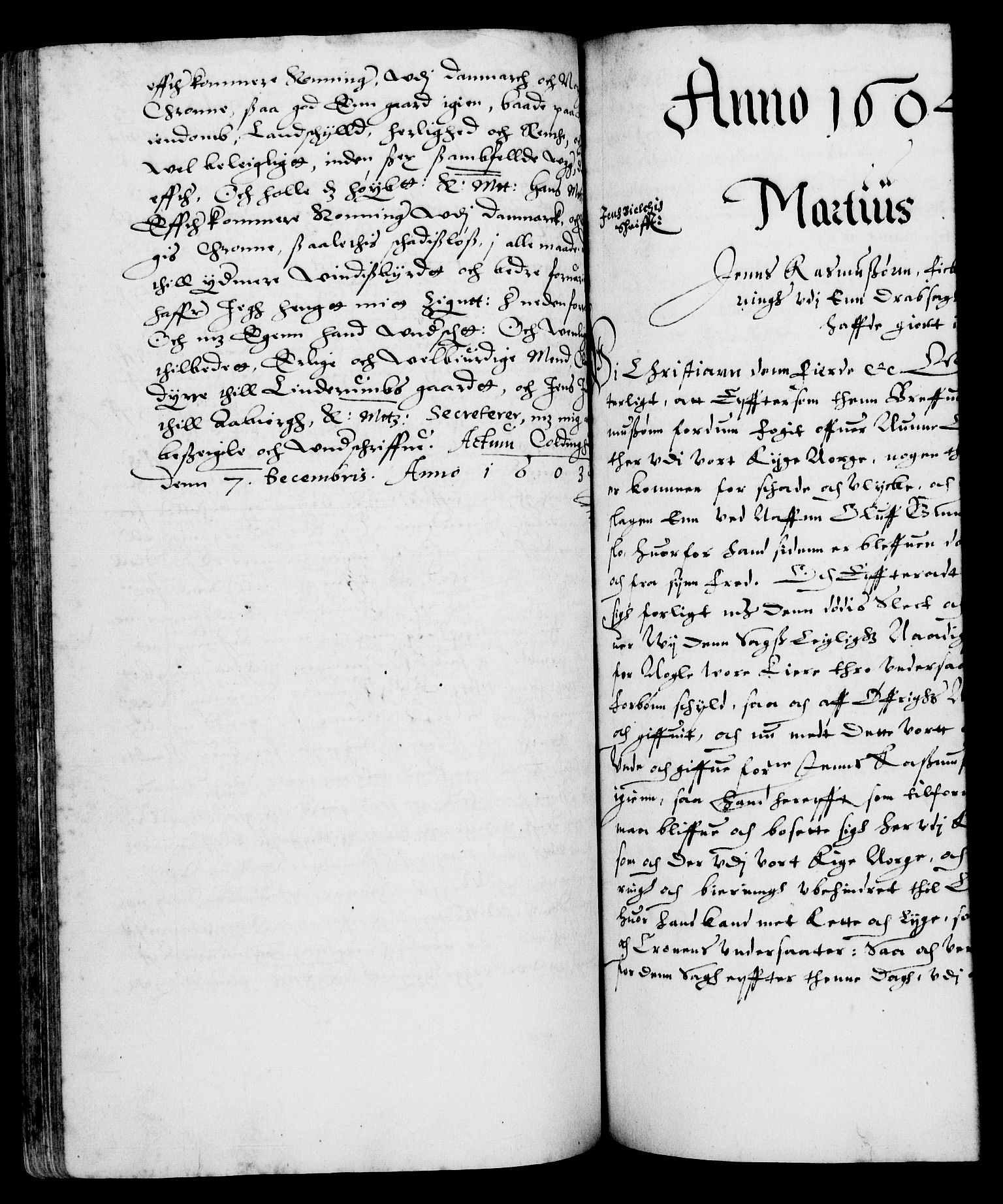 Danske Kanselli 1572-1799, AV/RA-EA-3023/F/Fc/Fca/Fcaa/L0003: Norske registre (mikrofilm), 1596-1616, p. 207b