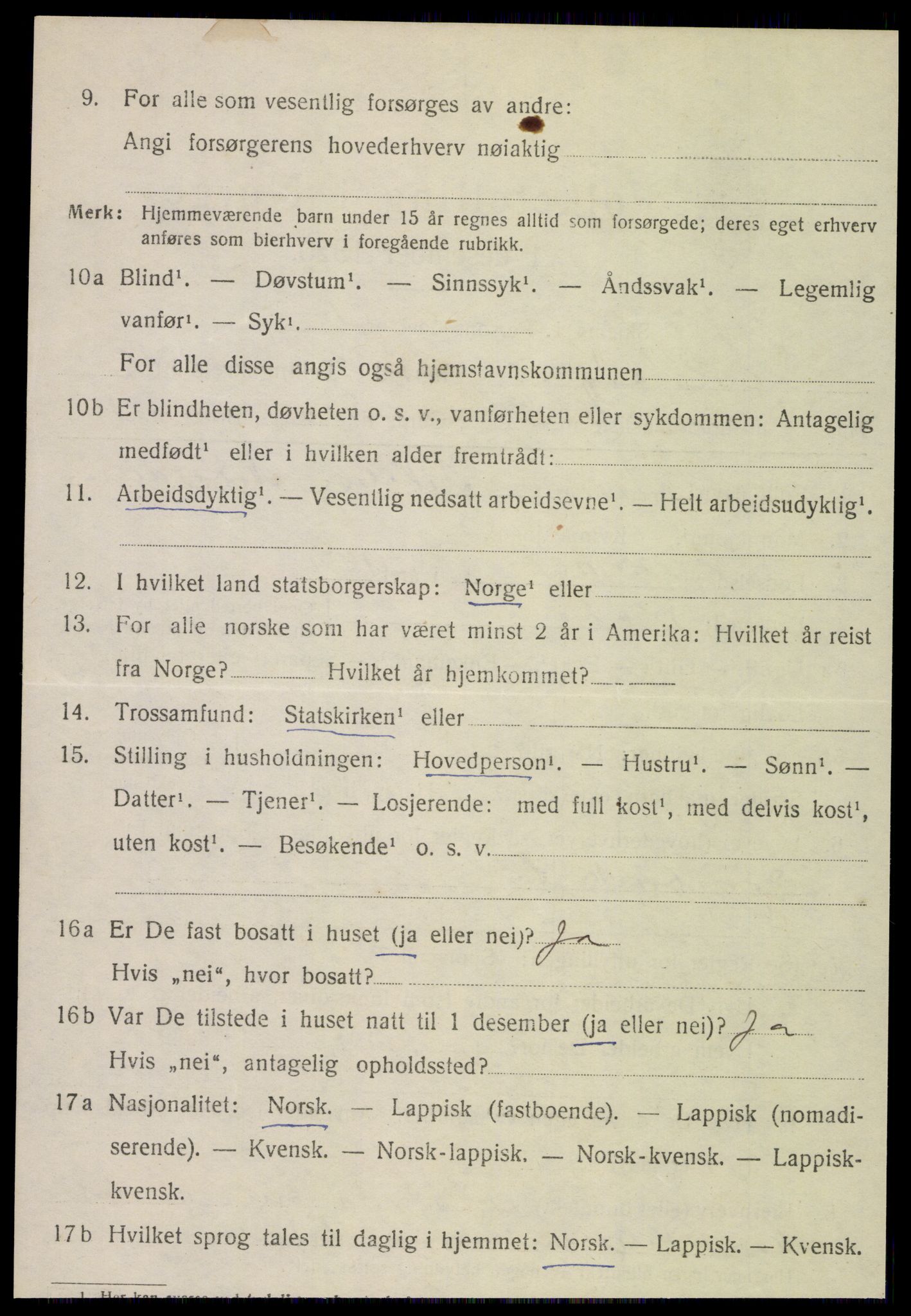 SAT, 1920 census for Rødøy, 1920, p. 4641