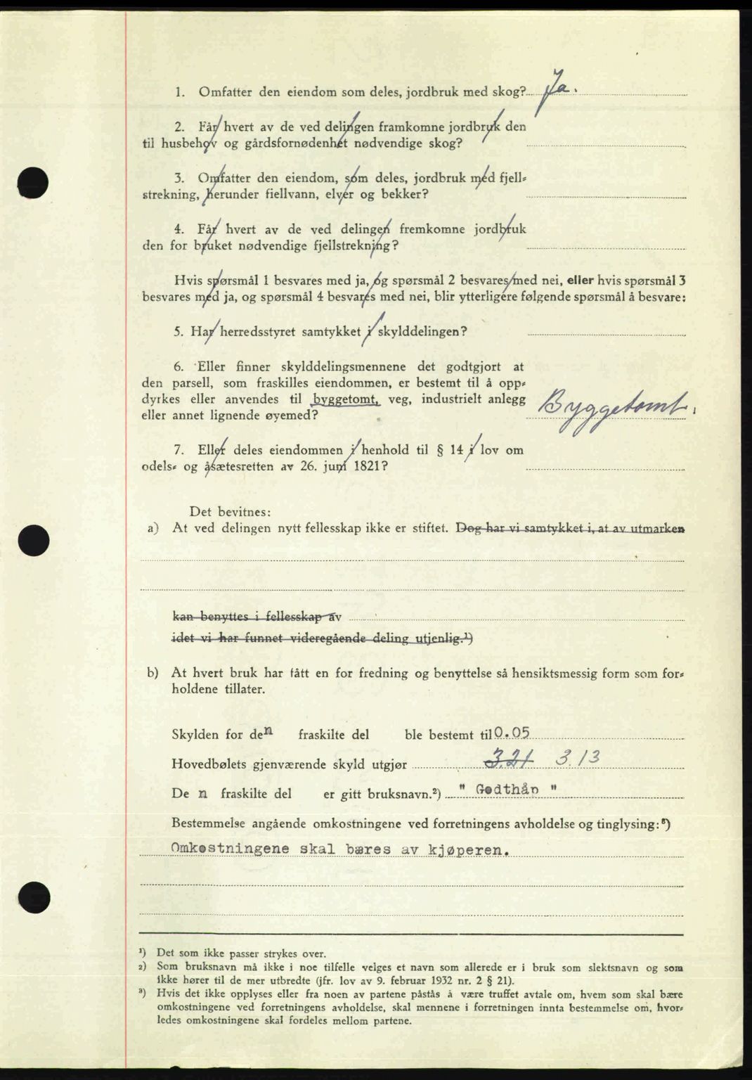 Nedenes sorenskriveri, AV/SAK-1221-0006/G/Gb/Gba/L0057: Mortgage book no. A9, 1947-1947, Diary no: : 1223/1947