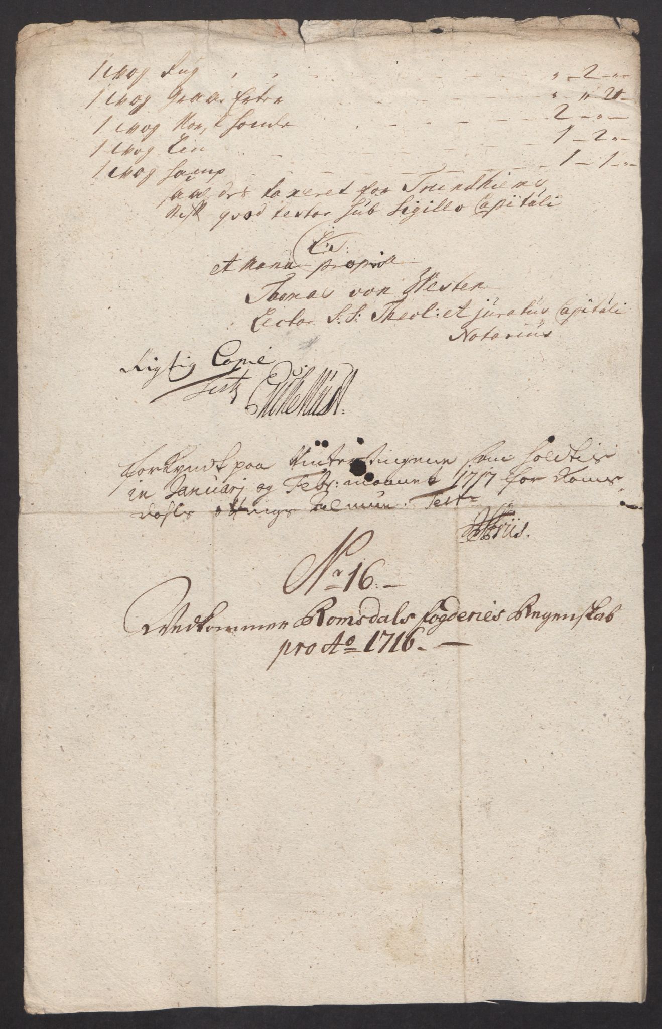 Rentekammeret inntil 1814, Reviderte regnskaper, Fogderegnskap, RA/EA-4092/R55/L3663: Fogderegnskap Romsdal, 1715-1716, p. 412