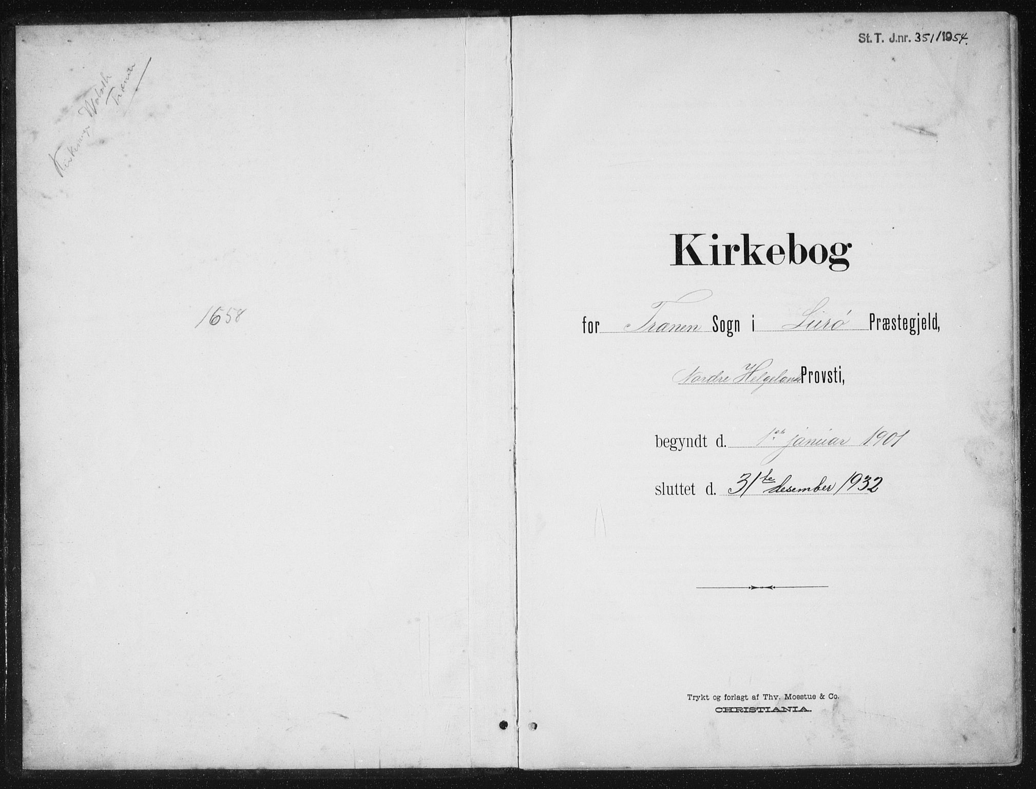 Ministerialprotokoller, klokkerbøker og fødselsregistre - Nordland, AV/SAT-A-1459/840/L0583: Parish register (copy) no. 840C03, 1901-1933