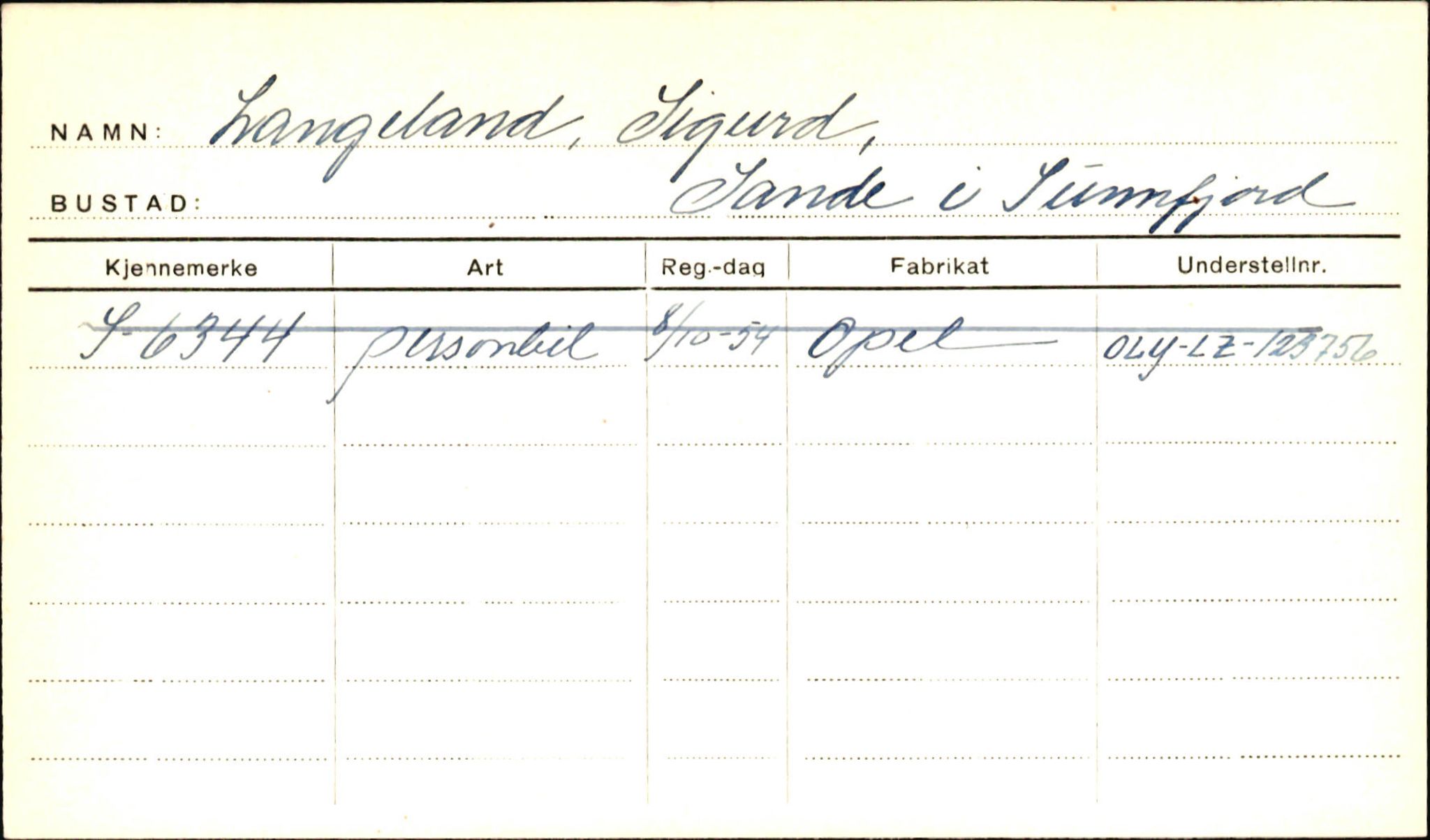 Statens vegvesen, Sogn og Fjordane vegkontor, AV/SAB-A-5301/4/F/L0001B: Eigarregister Fjordane til 1.6.1961, 1930-1961, p. 426