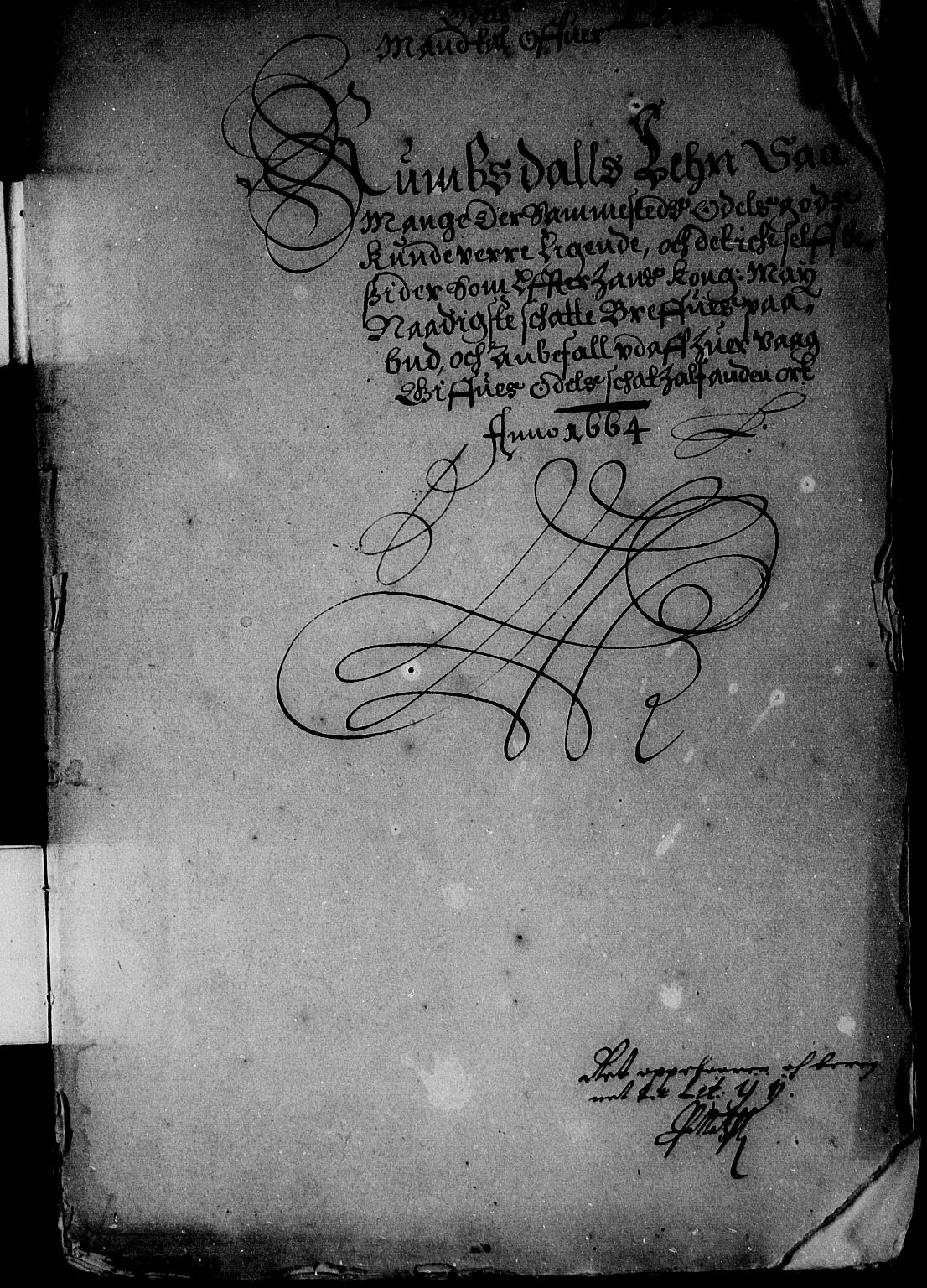 Rentekammeret inntil 1814, Reviderte regnskaper, Stiftamtstueregnskaper, Trondheim stiftamt og Nordland amt, AV/RA-EA-6044/R/Rd/L0010: Trondheim stiftamt, 1664