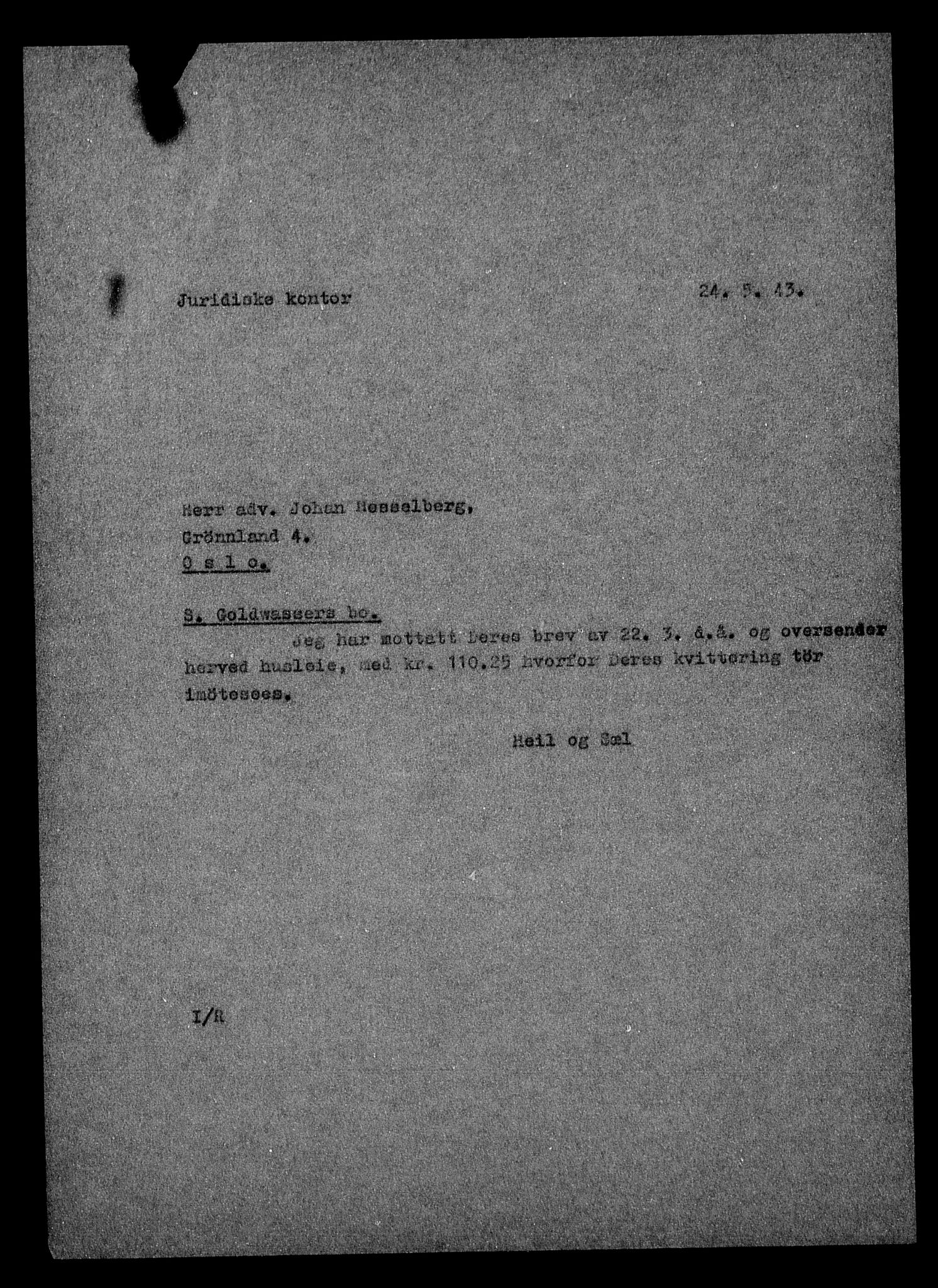 Justisdepartementet, Tilbakeføringskontoret for inndratte formuer, AV/RA-S-1564/H/Hc/Hcc/L0940: --, 1945-1947, p. 120