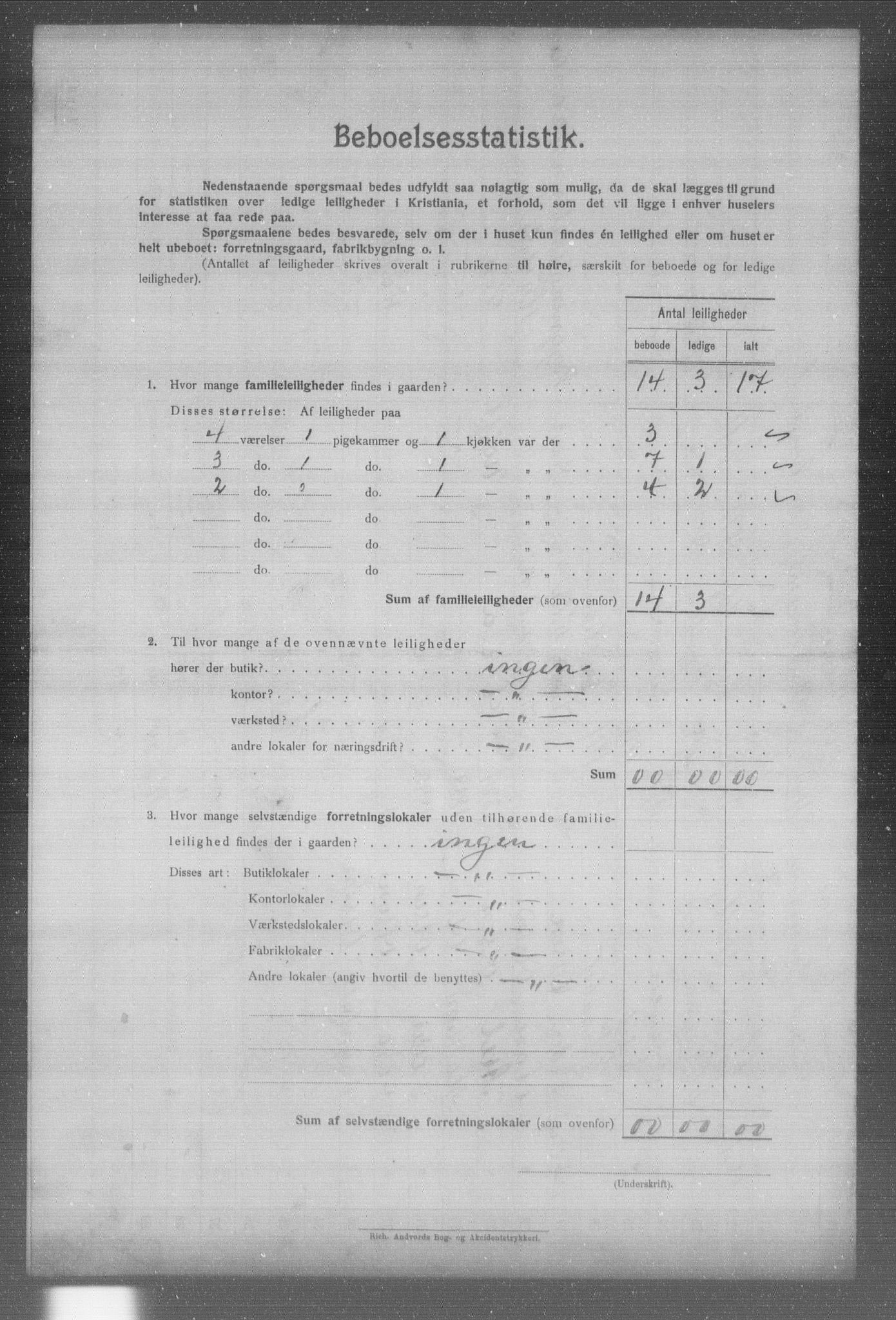 OBA, Municipal Census 1904 for Kristiania, 1904, p. 2671