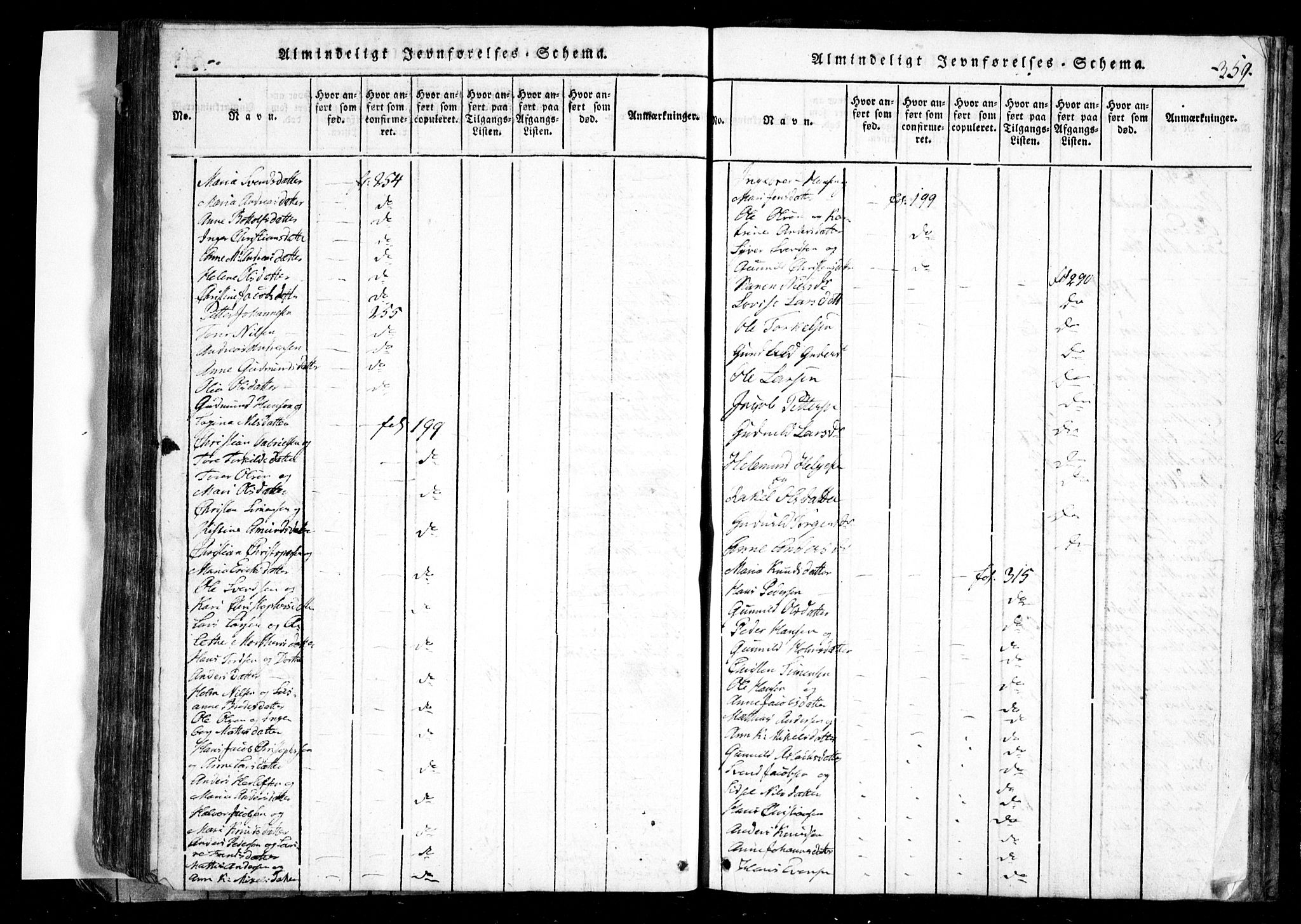 Spydeberg prestekontor Kirkebøker, AV/SAO-A-10924/G/Ga/L0001: Parish register (copy) no. I 1, 1814-1868, p. 359