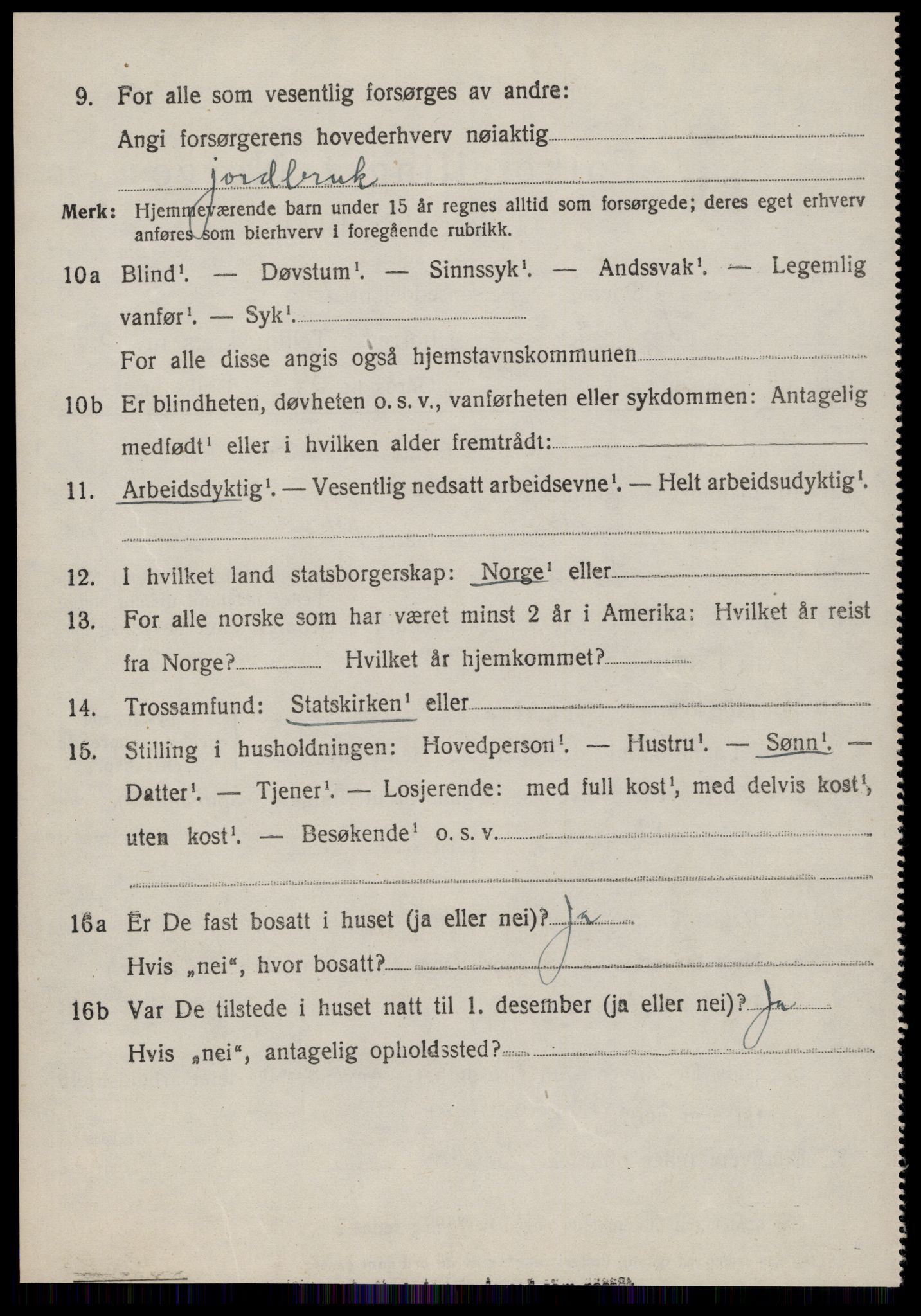 SAT, 1920 census for Sykkylven, 1920, p. 3232