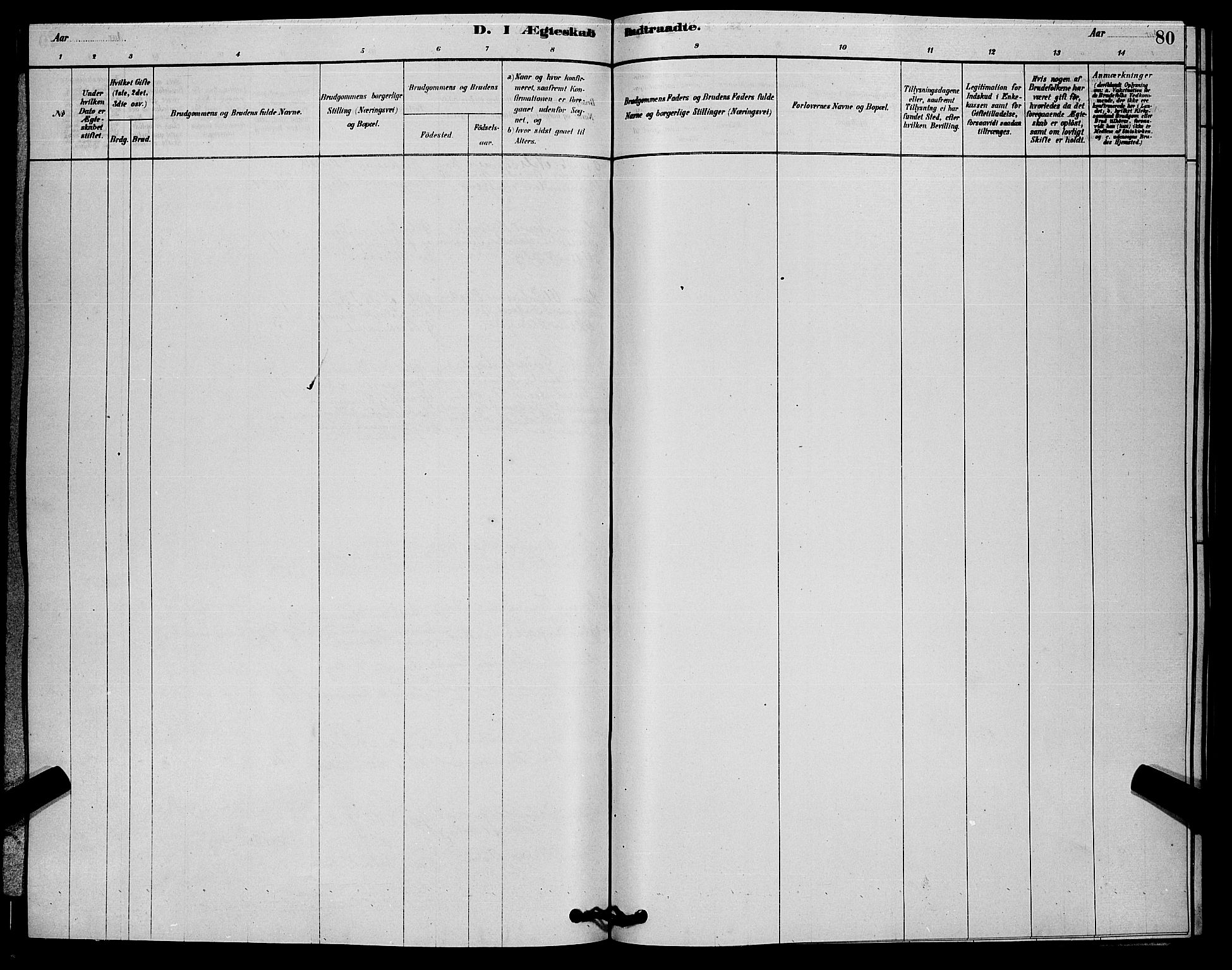 Rollag kirkebøker, AV/SAKO-A-240/G/Gb/L0002: Parish register (copy) no. II 2, 1878-1898, p. 80