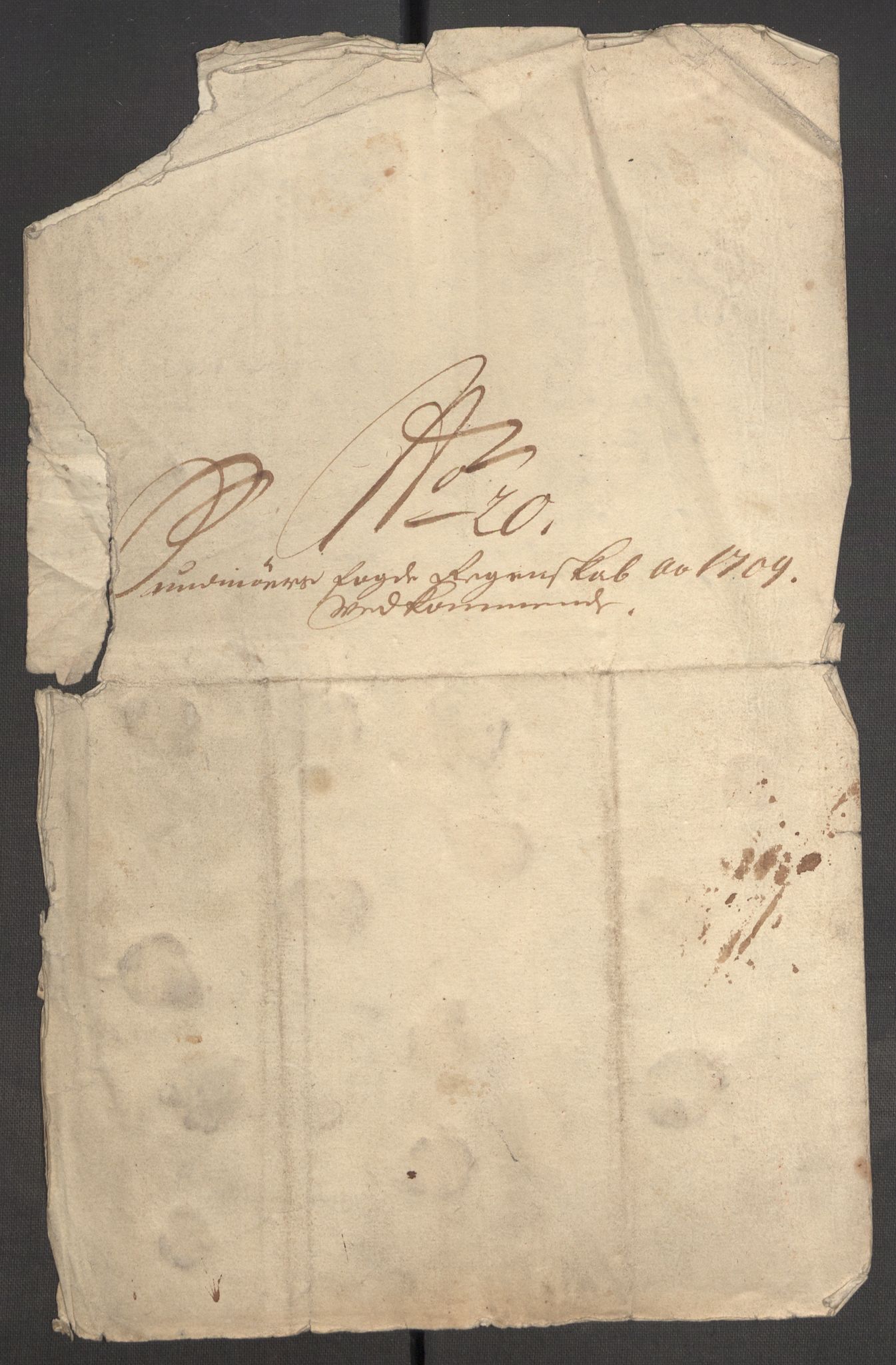 Rentekammeret inntil 1814, Reviderte regnskaper, Fogderegnskap, AV/RA-EA-4092/R54/L3562: Fogderegnskap Sunnmøre, 1708-1709, p. 379