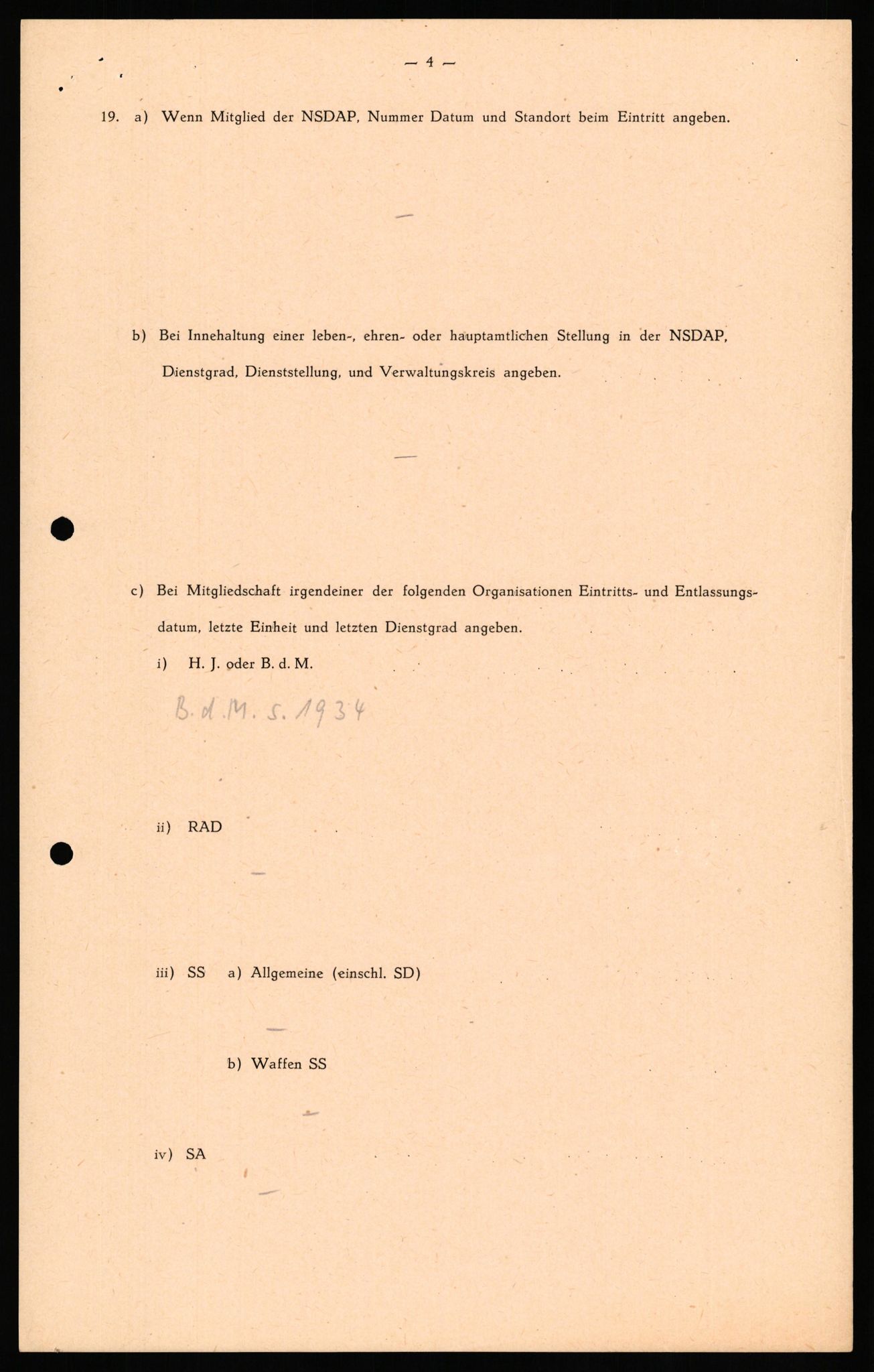 Forsvaret, Forsvarets overkommando II, AV/RA-RAFA-3915/D/Db/L0033: CI Questionaires. Tyske okkupasjonsstyrker i Norge. Tyskere., 1945-1946, p. 435