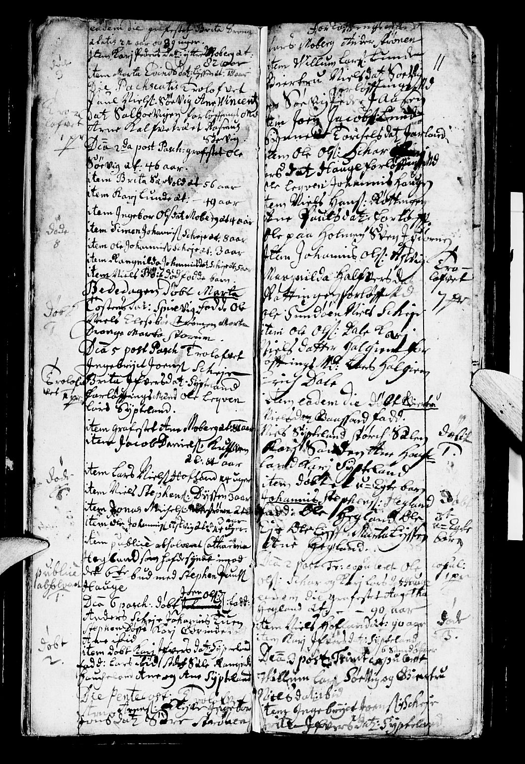 Os sokneprestembete, AV/SAB-A-99929: Parish register (official) no. A 2, 1723-1758, p. 11