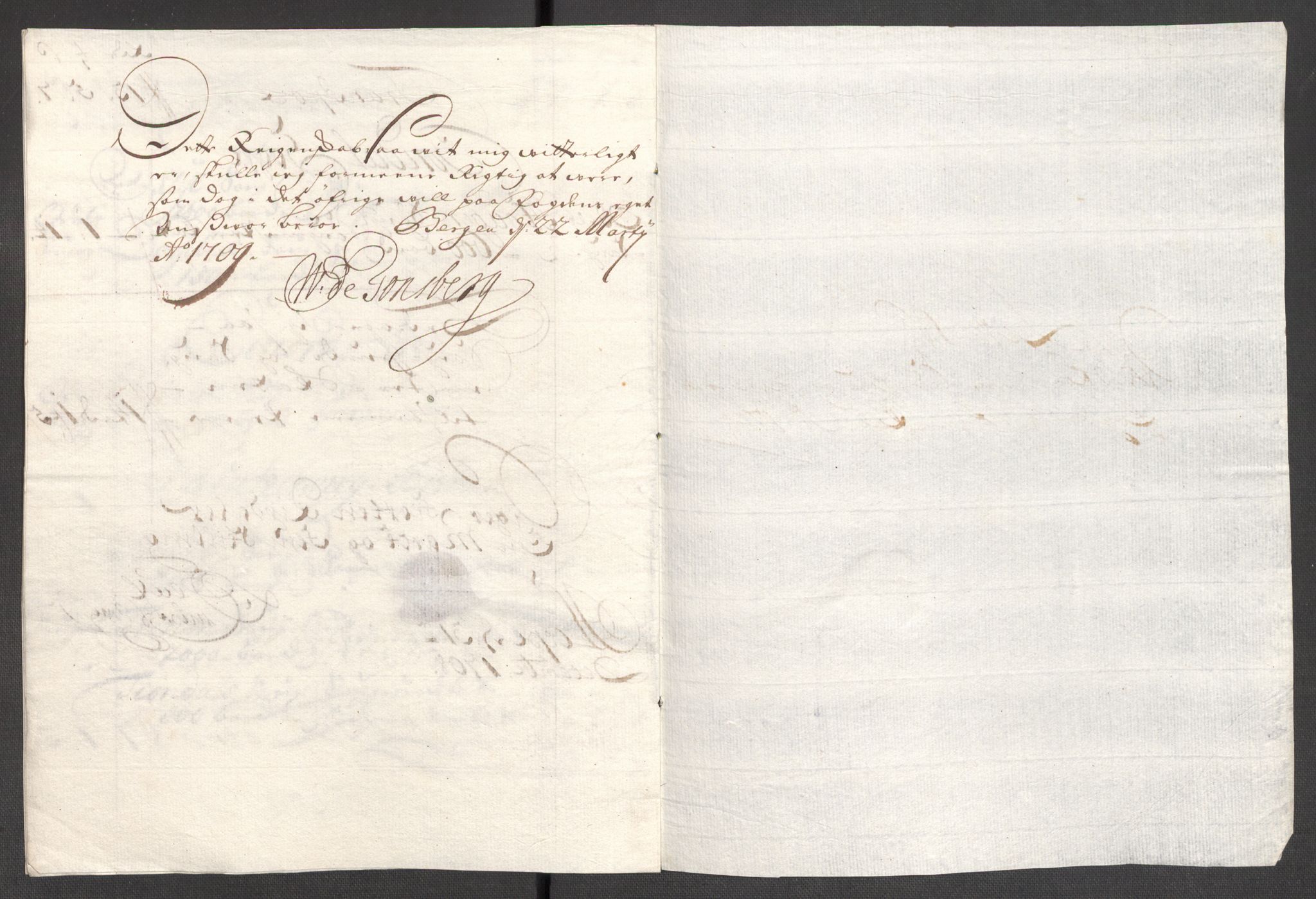 Rentekammeret inntil 1814, Reviderte regnskaper, Fogderegnskap, AV/RA-EA-4092/R48/L2985: Fogderegnskap Sunnhordland og Hardanger, 1708, p. 230