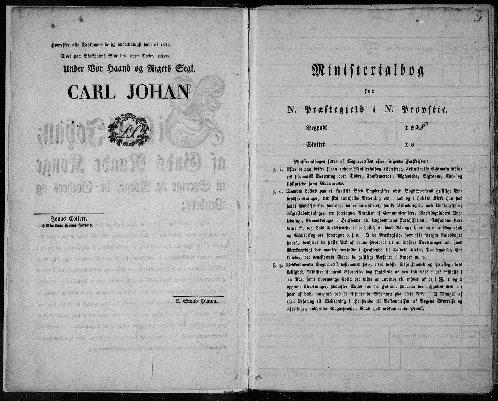 Jelsa sokneprestkontor, AV/SAST-A-101842/01/IV: Parish register (official) no. A 6.1, 1828-1853, p. 3