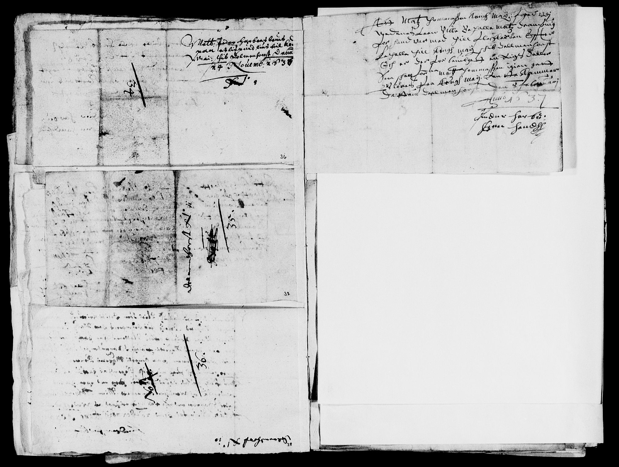 Rentekammeret inntil 1814, Reviderte regnskaper, Lensregnskaper, AV/RA-EA-5023/R/Rb/Rbq/L0025: Nedenes len. Mandals len. Råbyggelag., 1636-1637