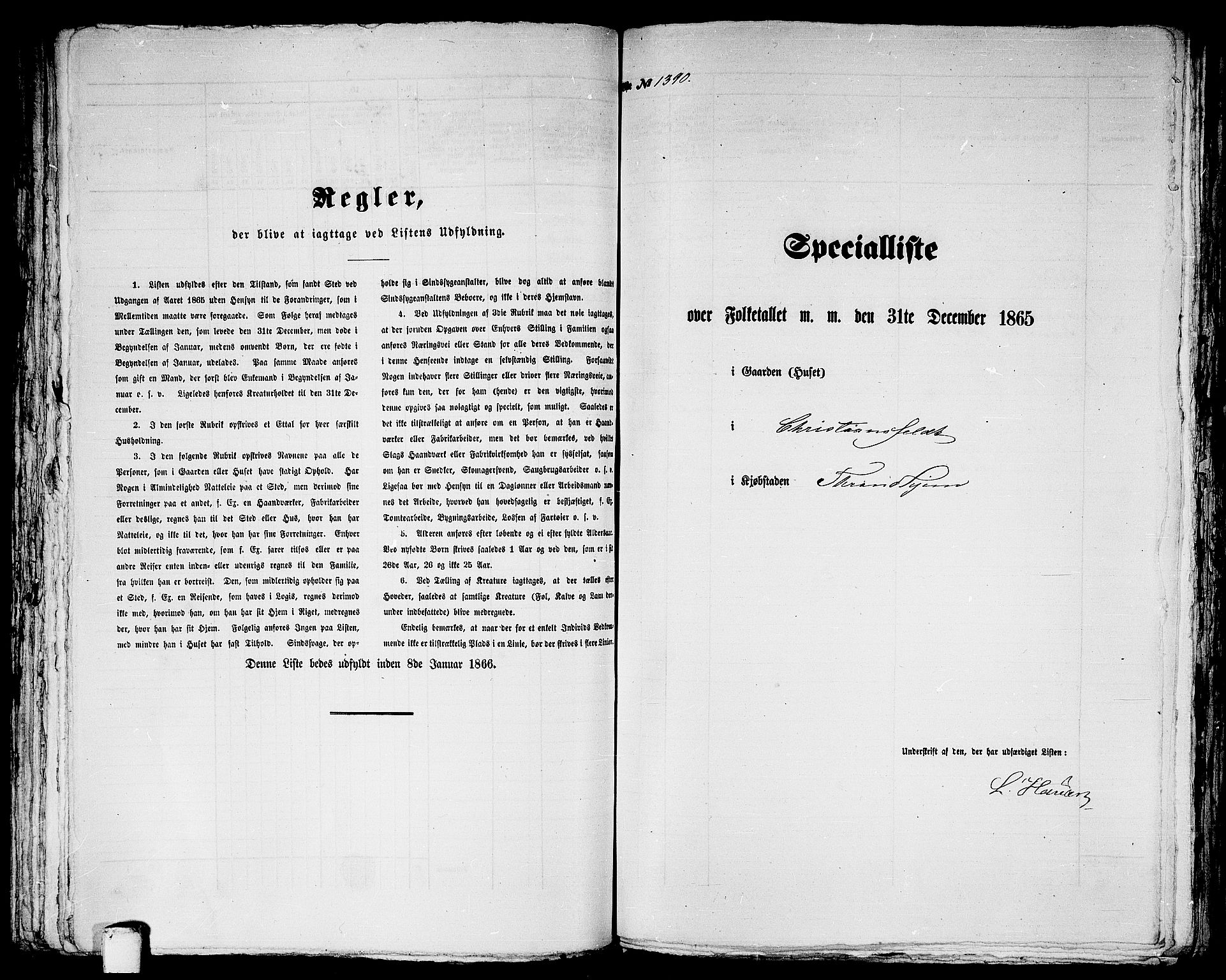 RA, 1865 census for Trondheim, 1865, p. 2879