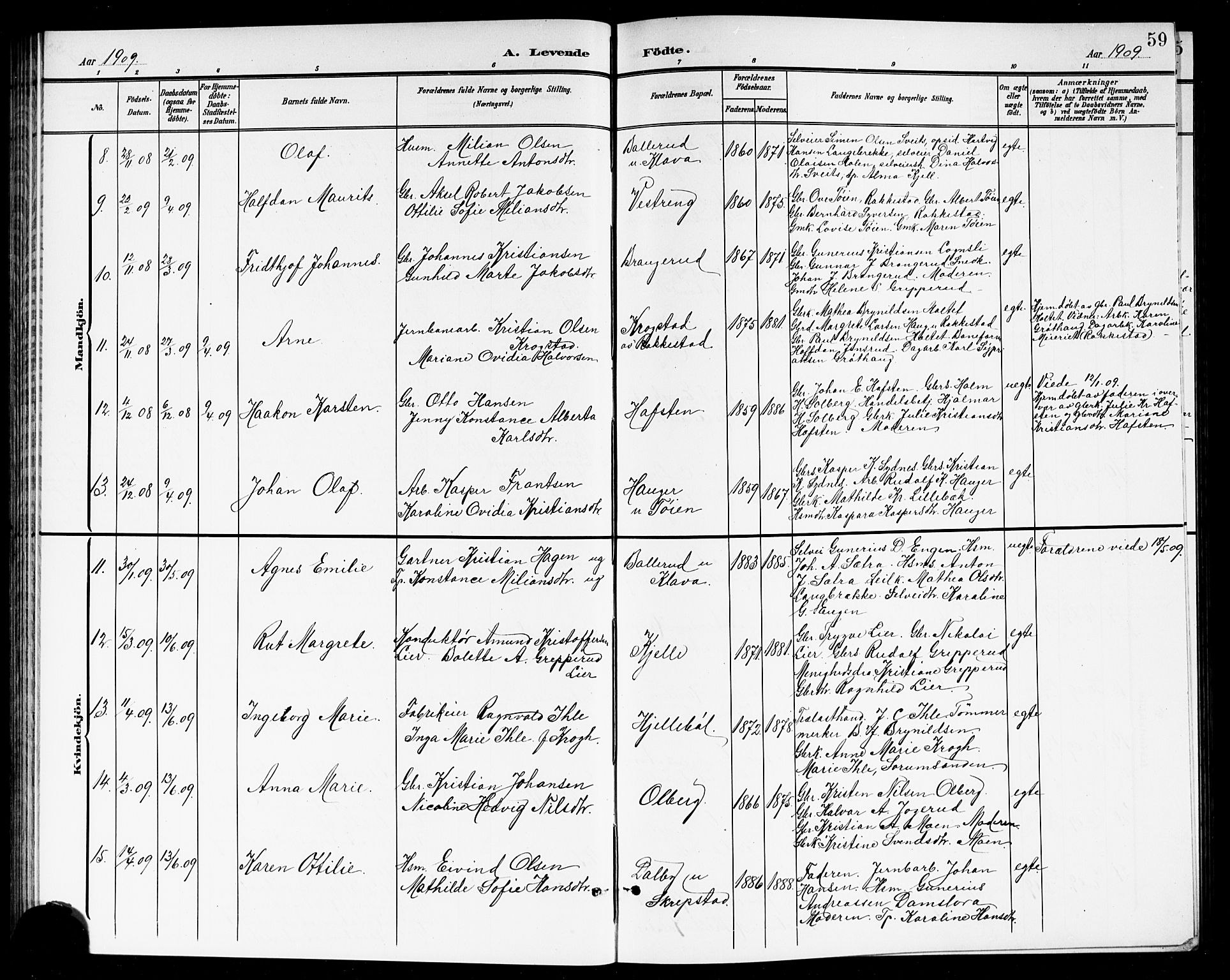 Høland prestekontor Kirkebøker, AV/SAO-A-10346a/G/Ga/L0007: Parish register (copy) no. I 7, 1902-1914, p. 59