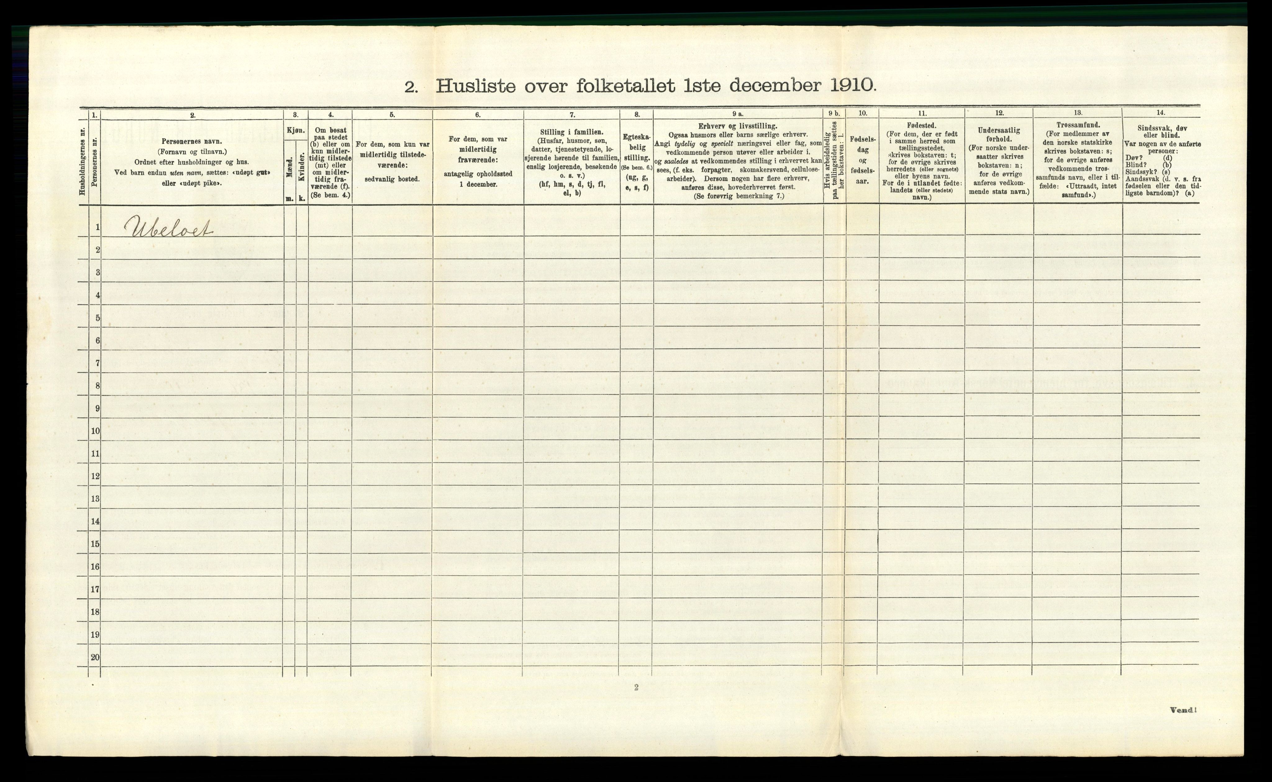 RA, 1910 census for Berg, 1910, p. 1184