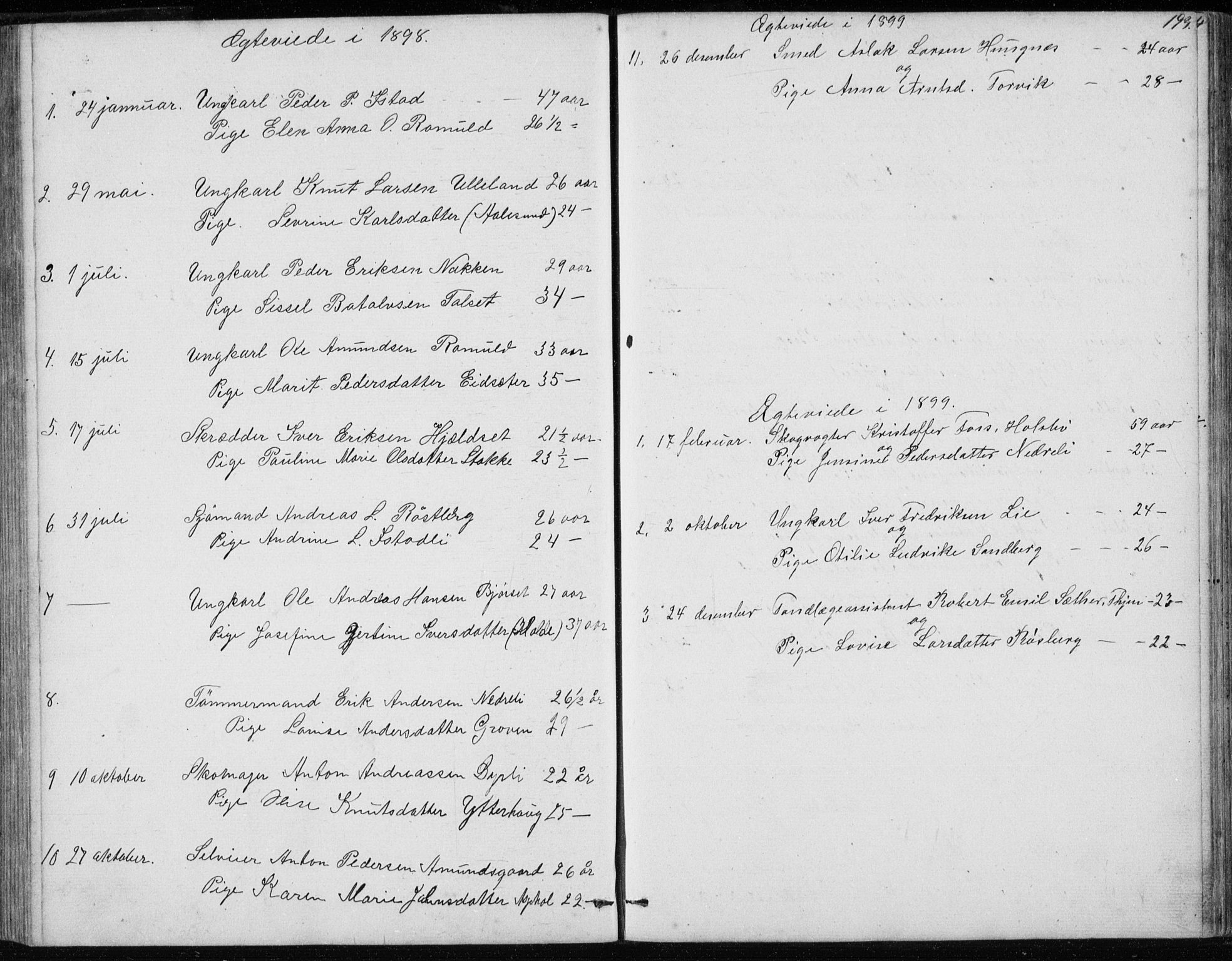 Ministerialprotokoller, klokkerbøker og fødselsregistre - Møre og Romsdal, SAT/A-1454/557/L0684: Parish register (copy) no. 557C02, 1863-1944, p. 193