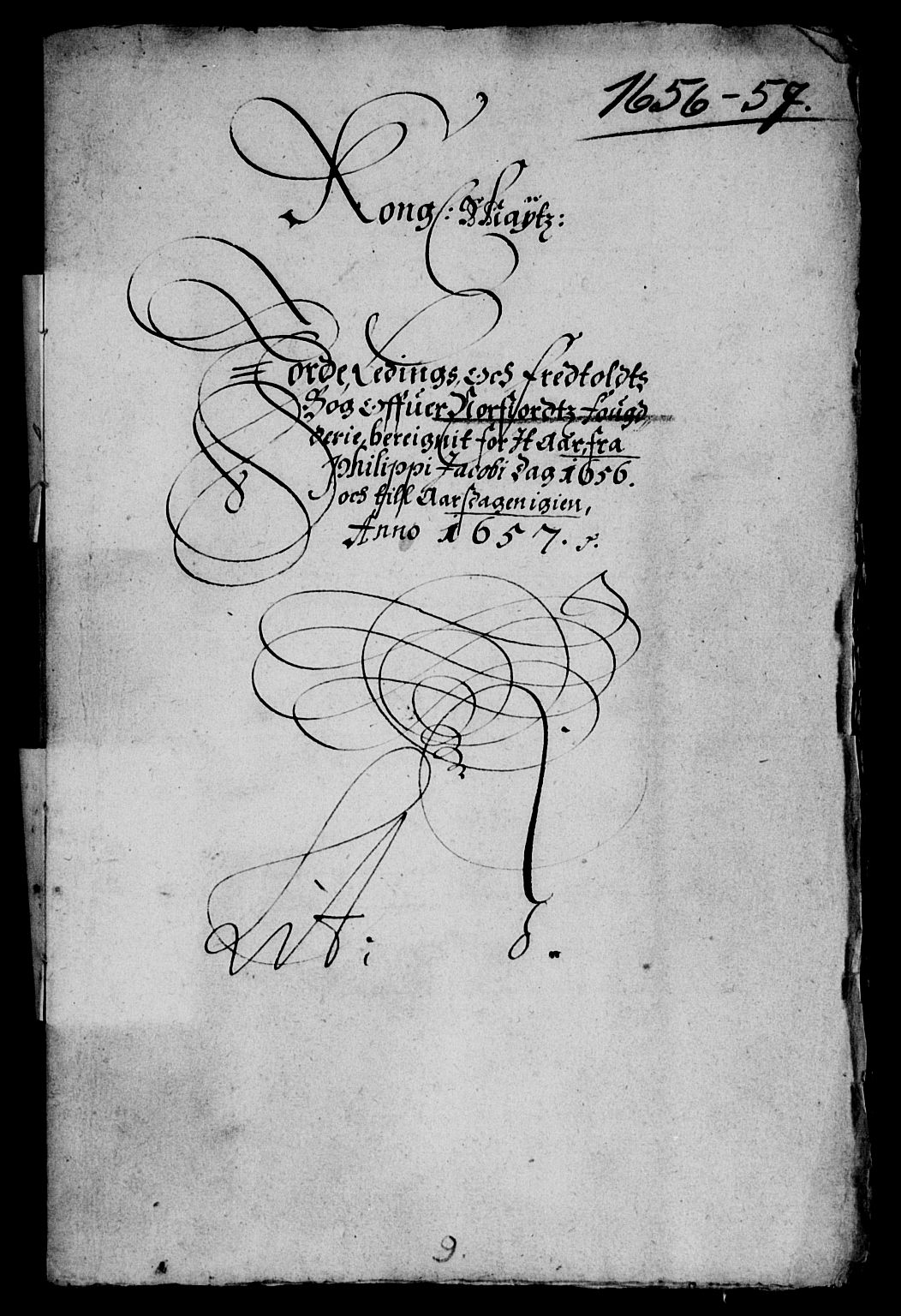 Rentekammeret inntil 1814, Reviderte regnskaper, Lensregnskaper, AV/RA-EA-5023/R/Rb/Rbt/L0133: Bergenhus len, 1655-1657