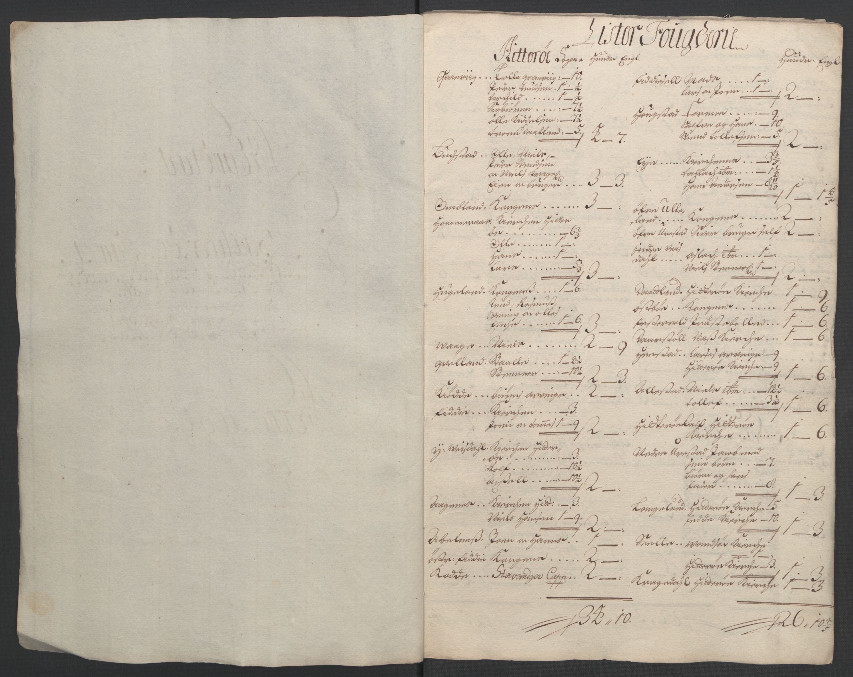 Rentekammeret inntil 1814, Reviderte regnskaper, Fogderegnskap, RA/EA-4092/R43/L2545: Fogderegnskap Lista og Mandal, 1694-1695, p. 115