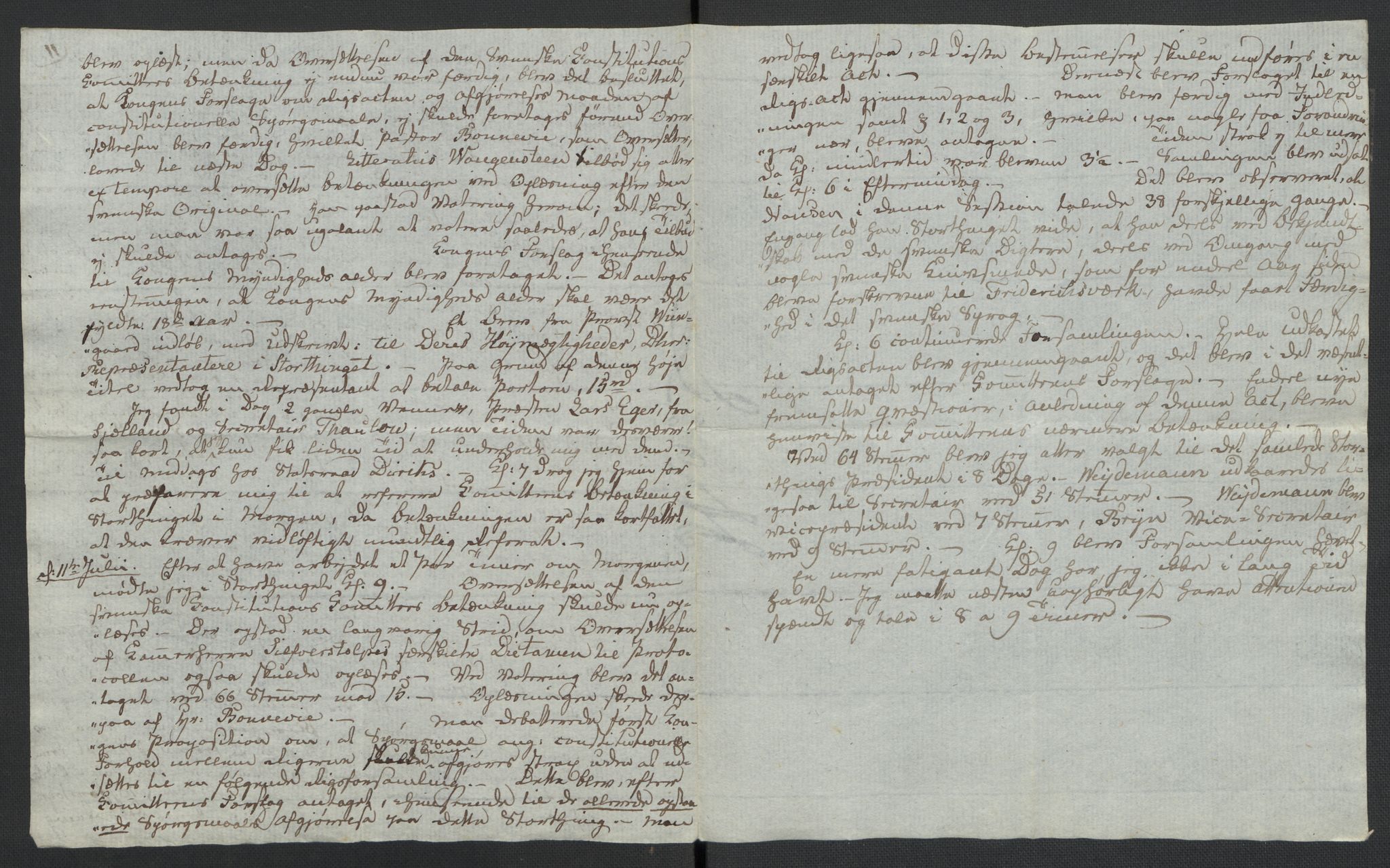 Christie, Wilhelm Frimann Koren, AV/RA-PA-0014/F/L0005: Christies dokumenter fra Stortinget, 1815-1816, p. 39