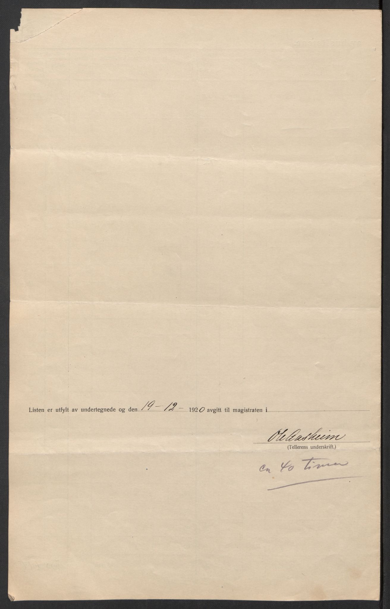 SAT, 1920 census for Trondheim, 1920, p. 97