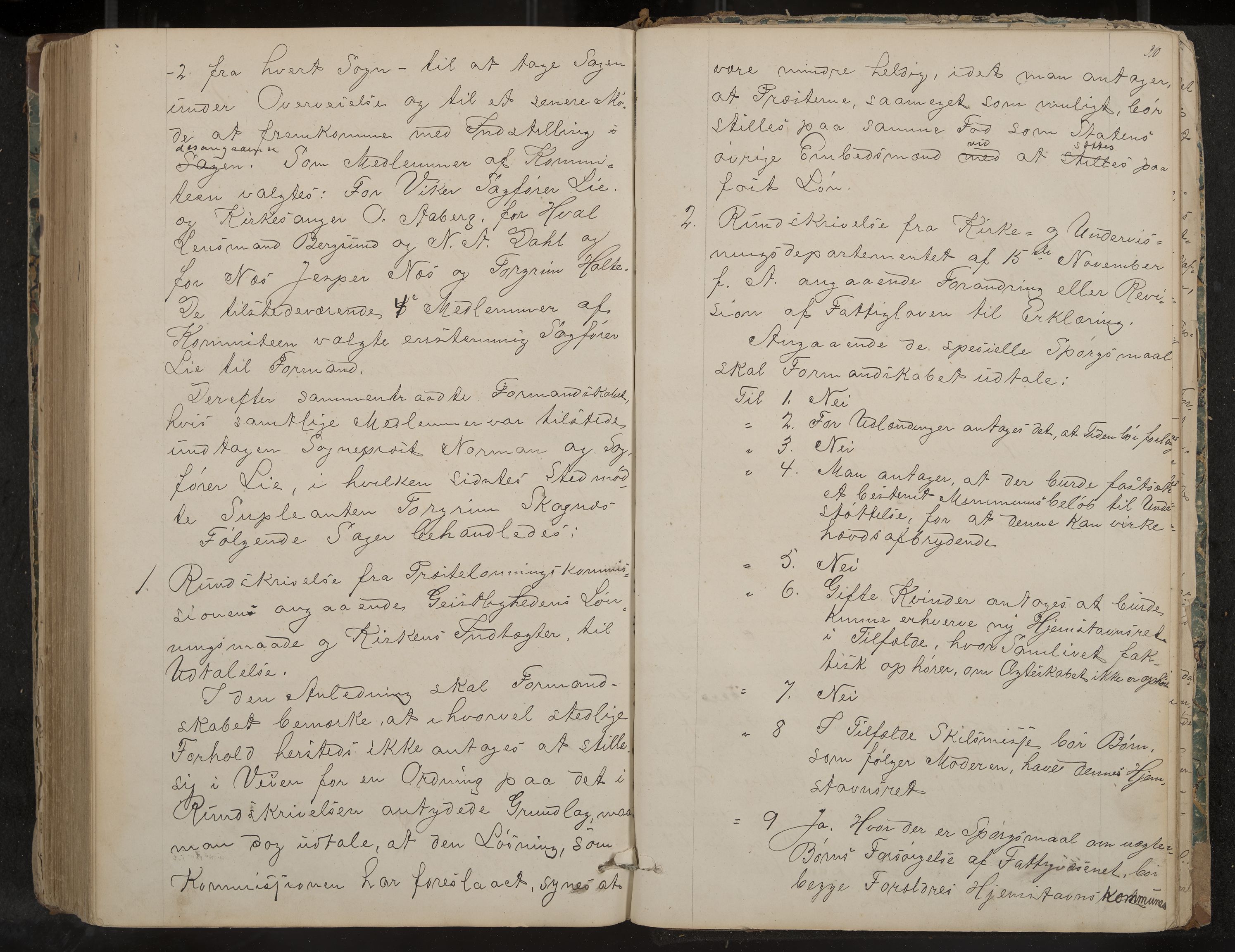 Ådal formannskap og sentraladministrasjon, IKAK/0614021/A/Aa/L0001: Møtebok, 1858-1891, p. 310