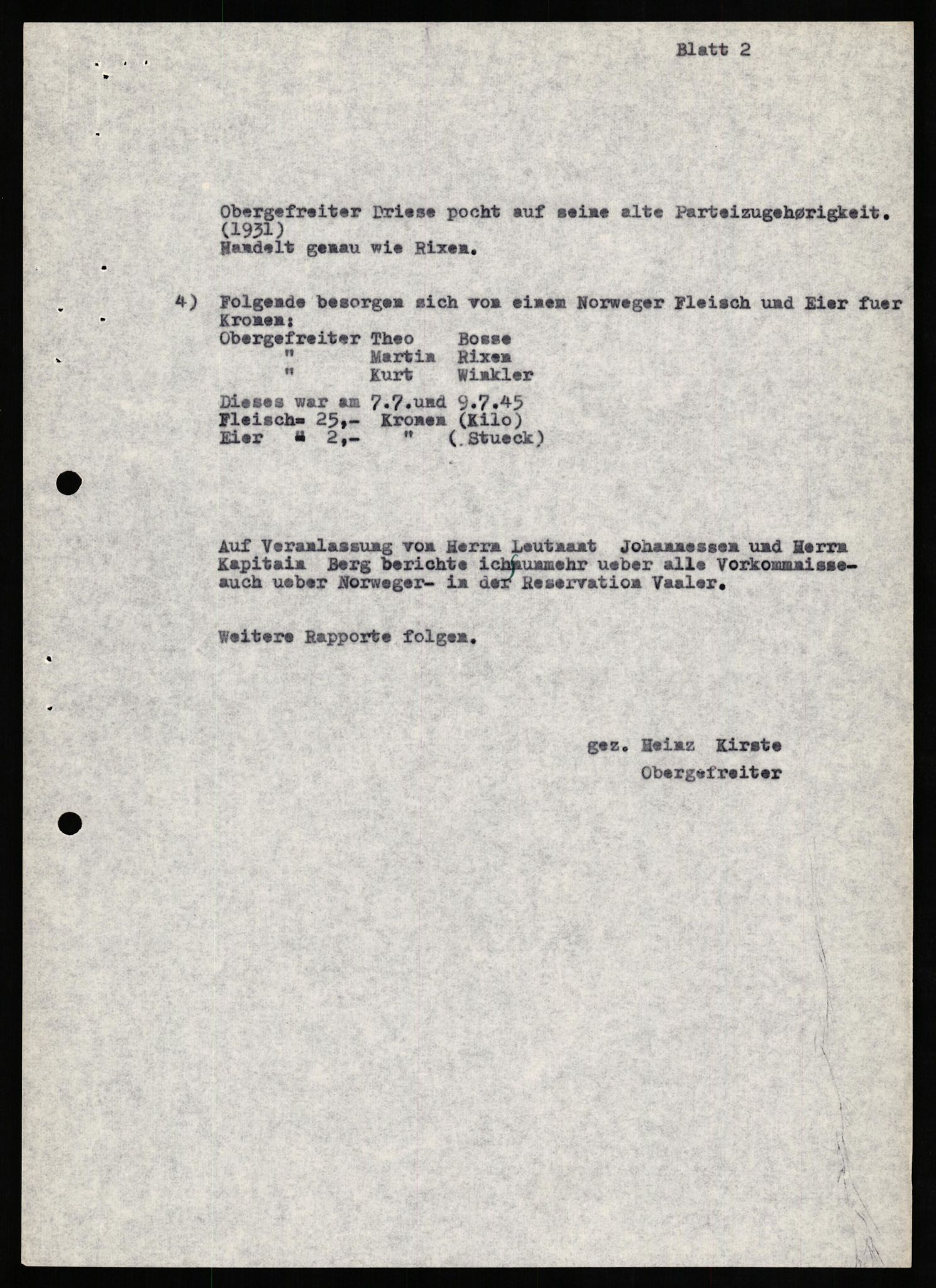 Forsvaret, Forsvarets overkommando II, AV/RA-RAFA-3915/D/Db/L0016: CI Questionaires. Tyske okkupasjonsstyrker i Norge. Tyskere., 1945-1946, p. 795