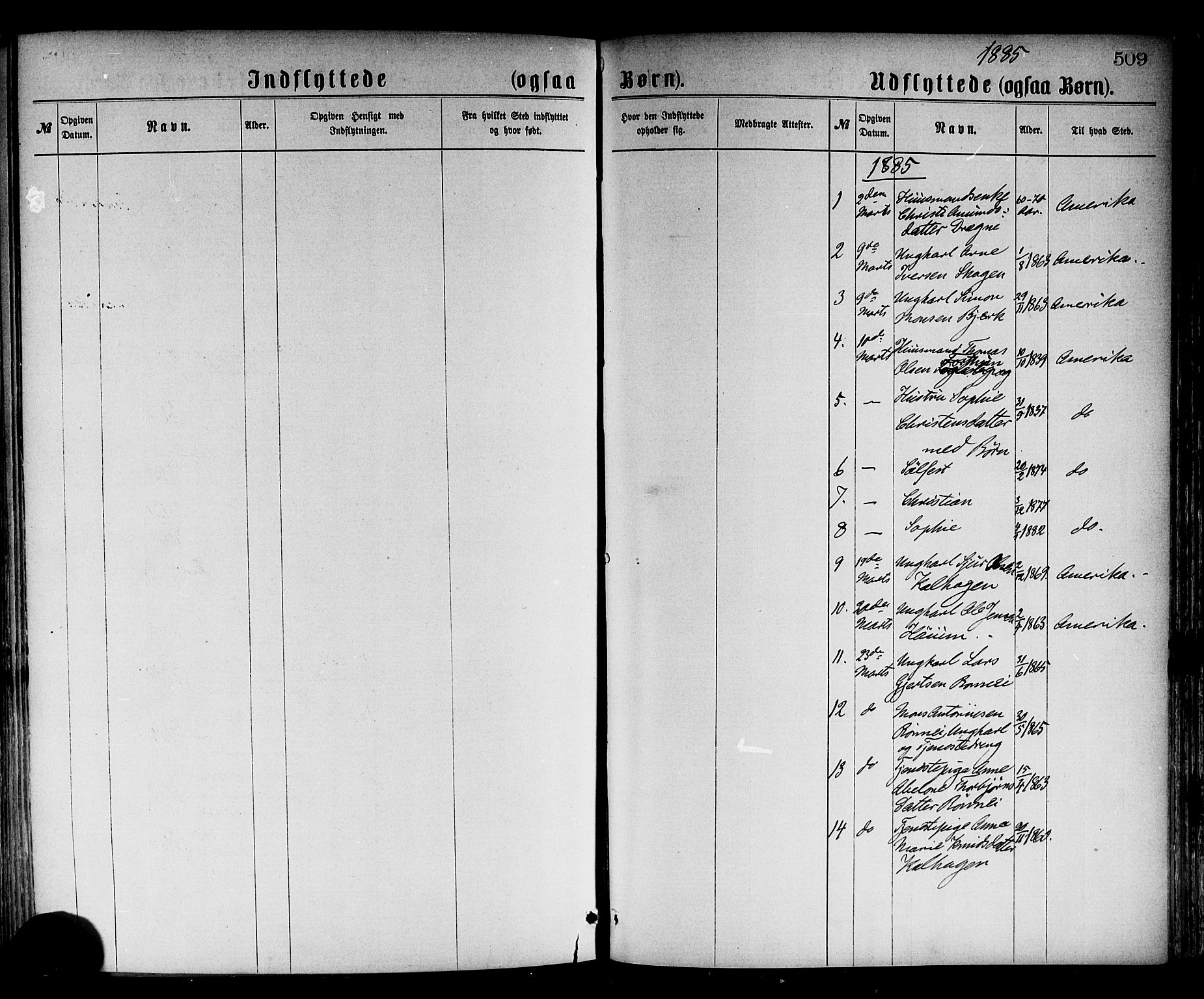 Luster sokneprestembete, SAB/A-81101/H/Haa/Haaa/L0010: Parish register (official) no. A 10, 1871-1886, p. 509