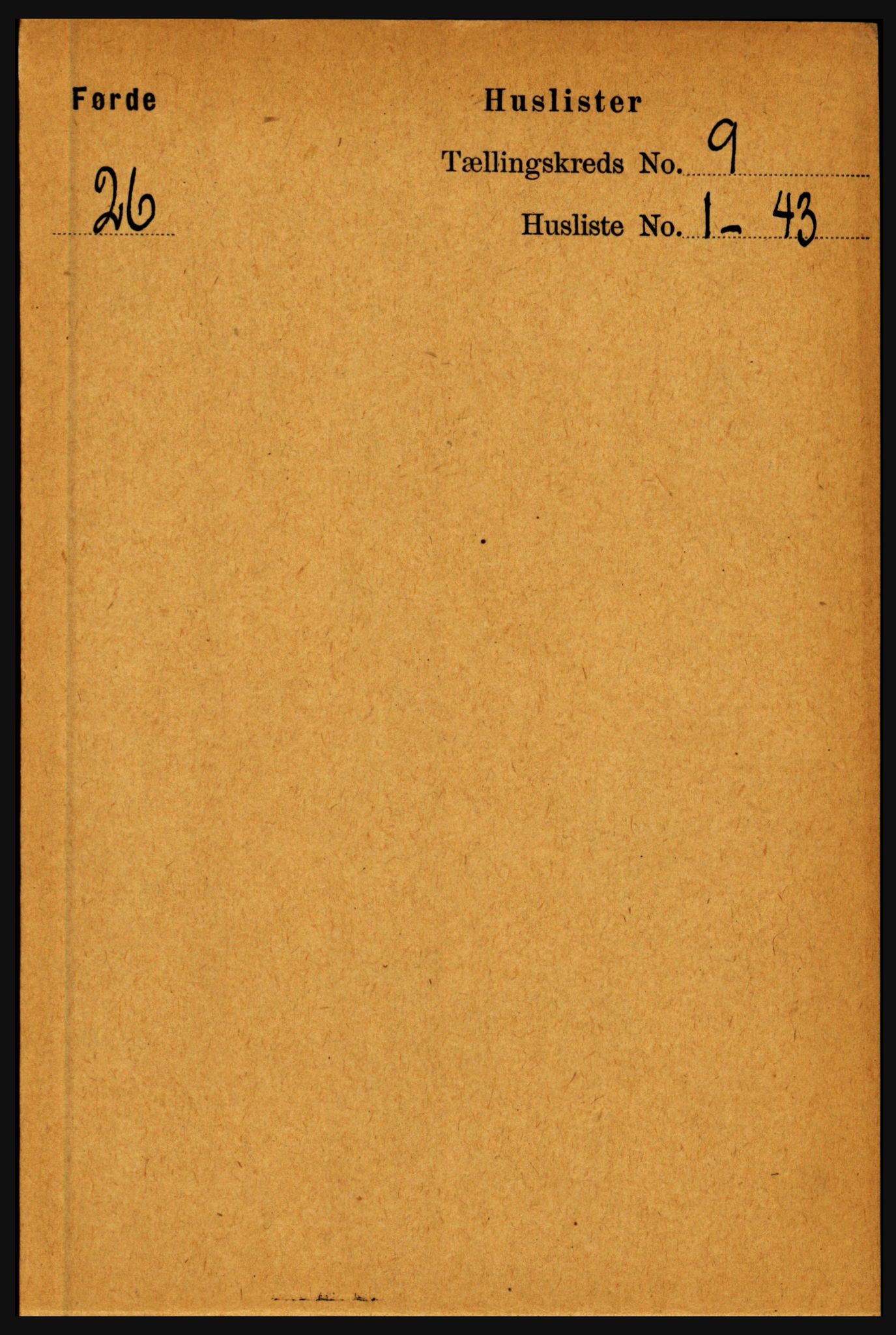 RA, 1891 census for 1432 Førde, 1891, p. 3272