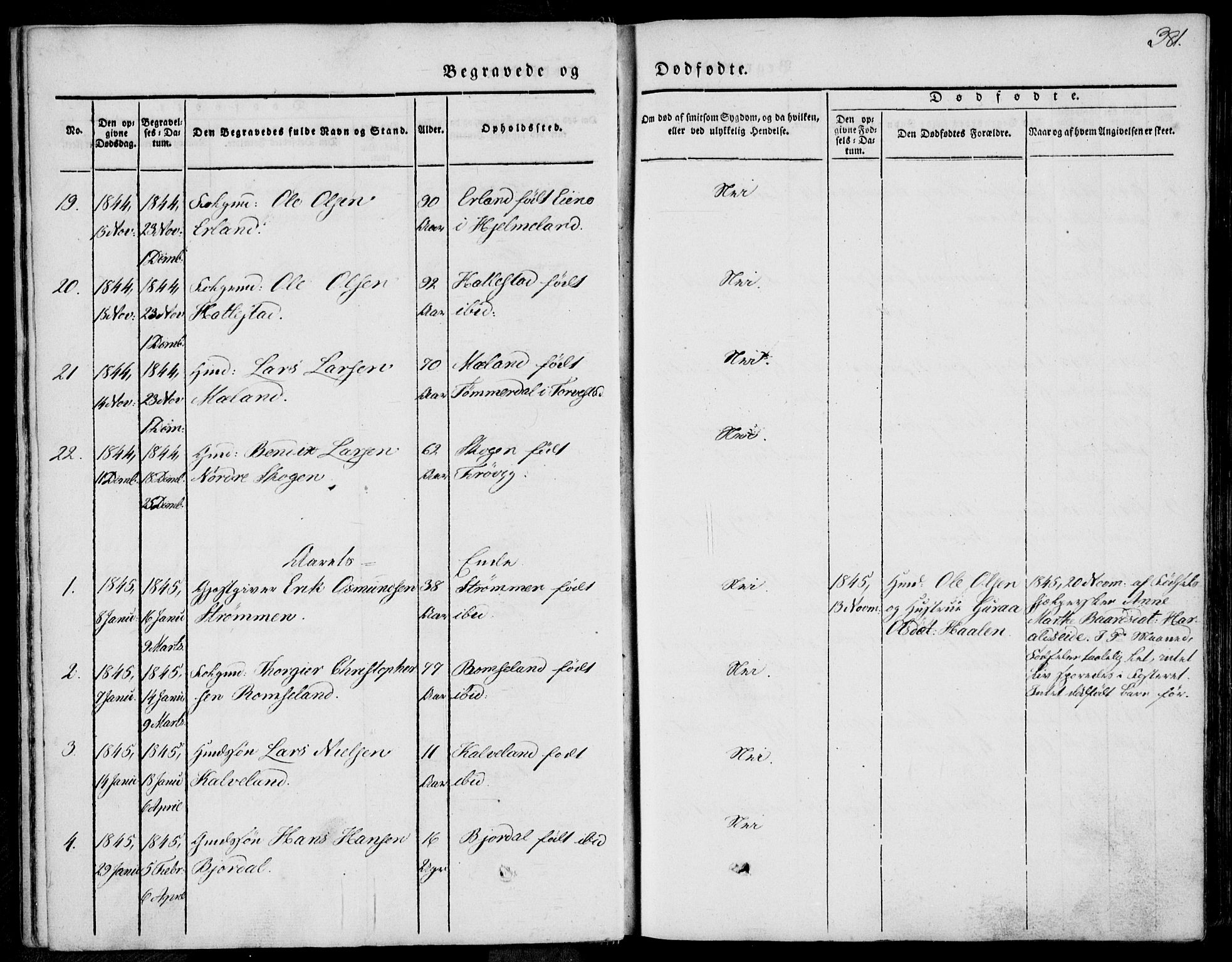 Skjold sokneprestkontor, SAST/A-101847/H/Ha/Haa/L0006: Parish register (official) no. A 6.2, 1835-1858, p. 381