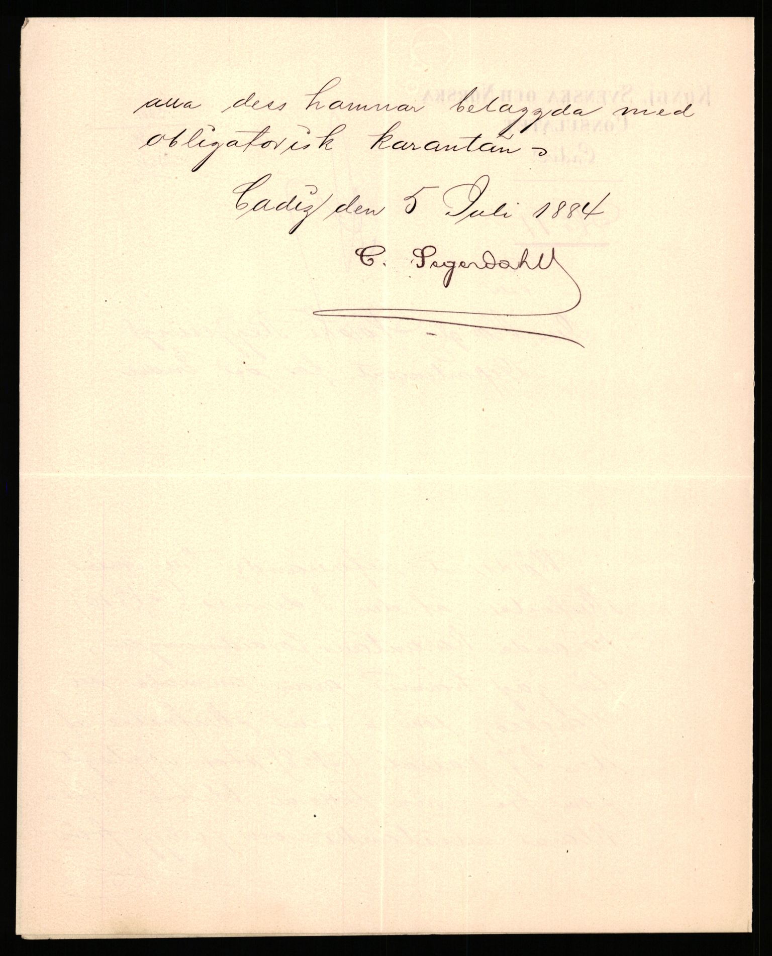 Indredepartementet, Handels- og konsulatkontoret C, AV/RA-S-2981/D/Da/L0562: --, 1884