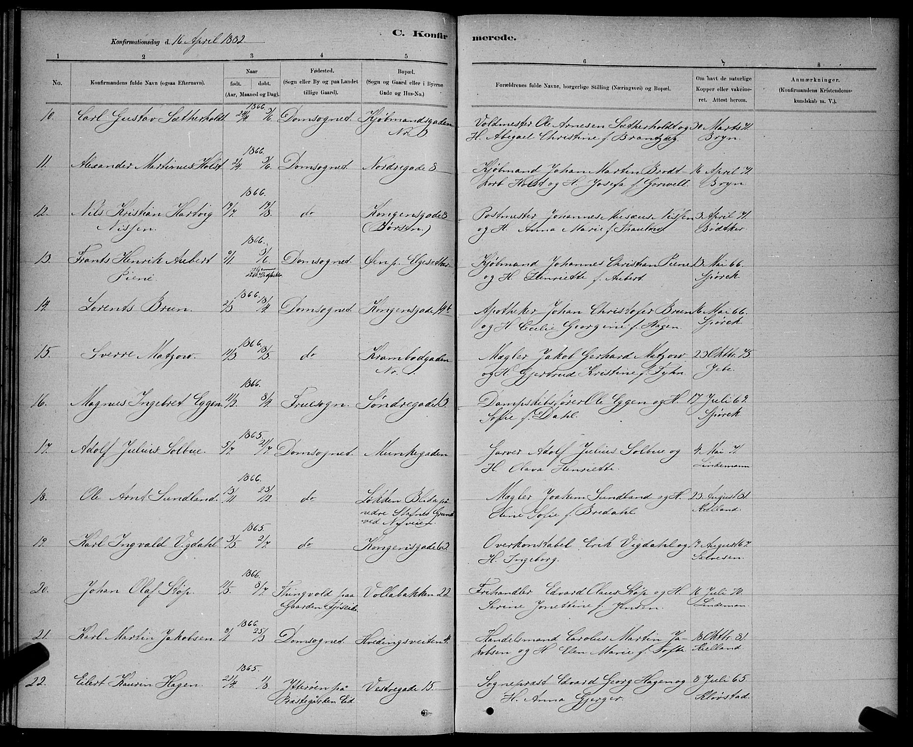 Ministerialprotokoller, klokkerbøker og fødselsregistre - Sør-Trøndelag, AV/SAT-A-1456/601/L0091: Parish register (copy) no. 601C09, 1878-1883