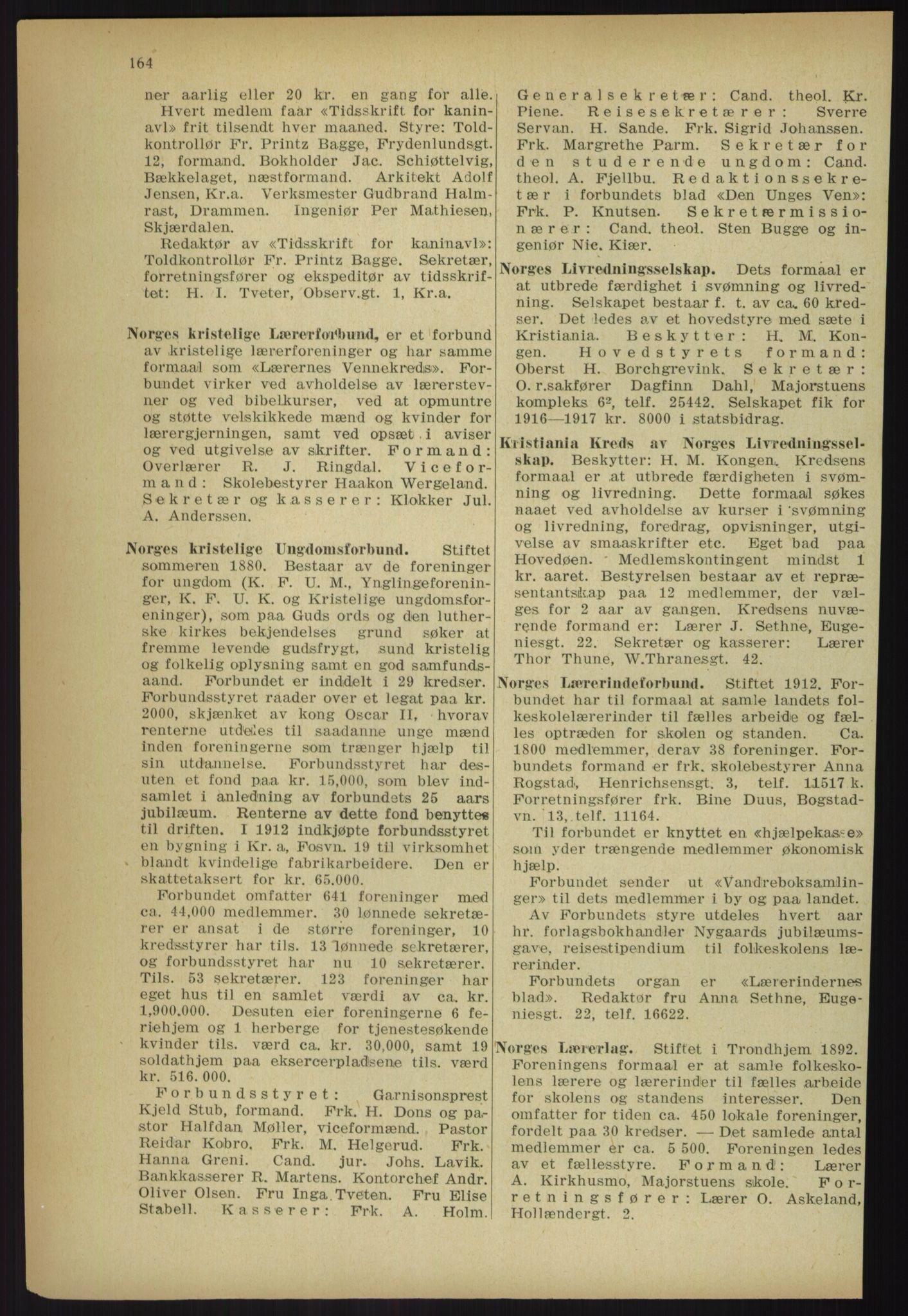 Kristiania/Oslo adressebok, PUBL/-, 1918, p. 177