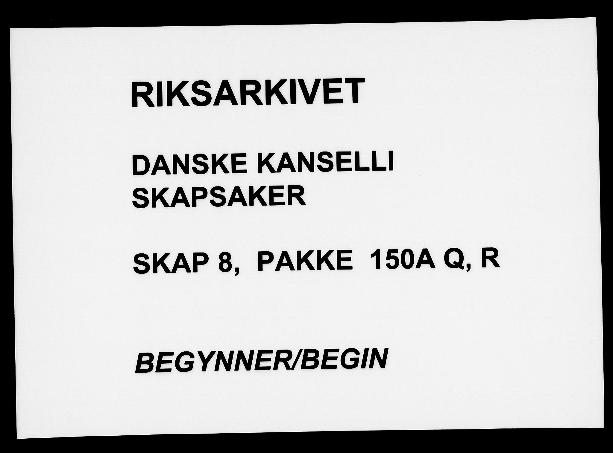 Danske Kanselli, Skapsaker, AV/RA-EA-4061/F/L0007: Skap 8, pakke 150A, litra A-V, 1644-1651, p. 83