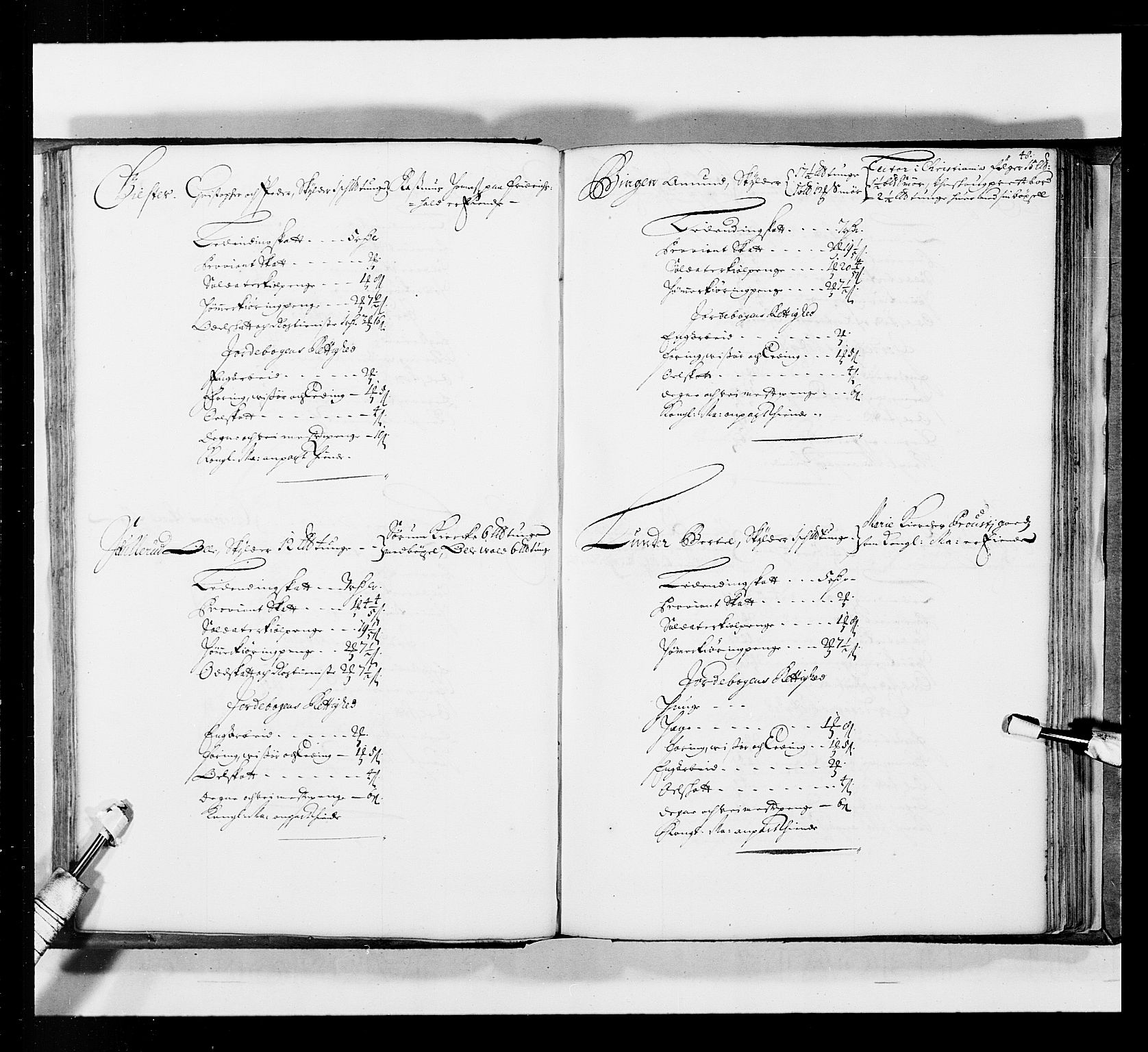 Stattholderembetet 1572-1771, AV/RA-EA-2870/Ek/L0035/0001: Jordebøker 1662-1720: / Matrikkel for Nedre Romerike, 1695, p. 47b-48a