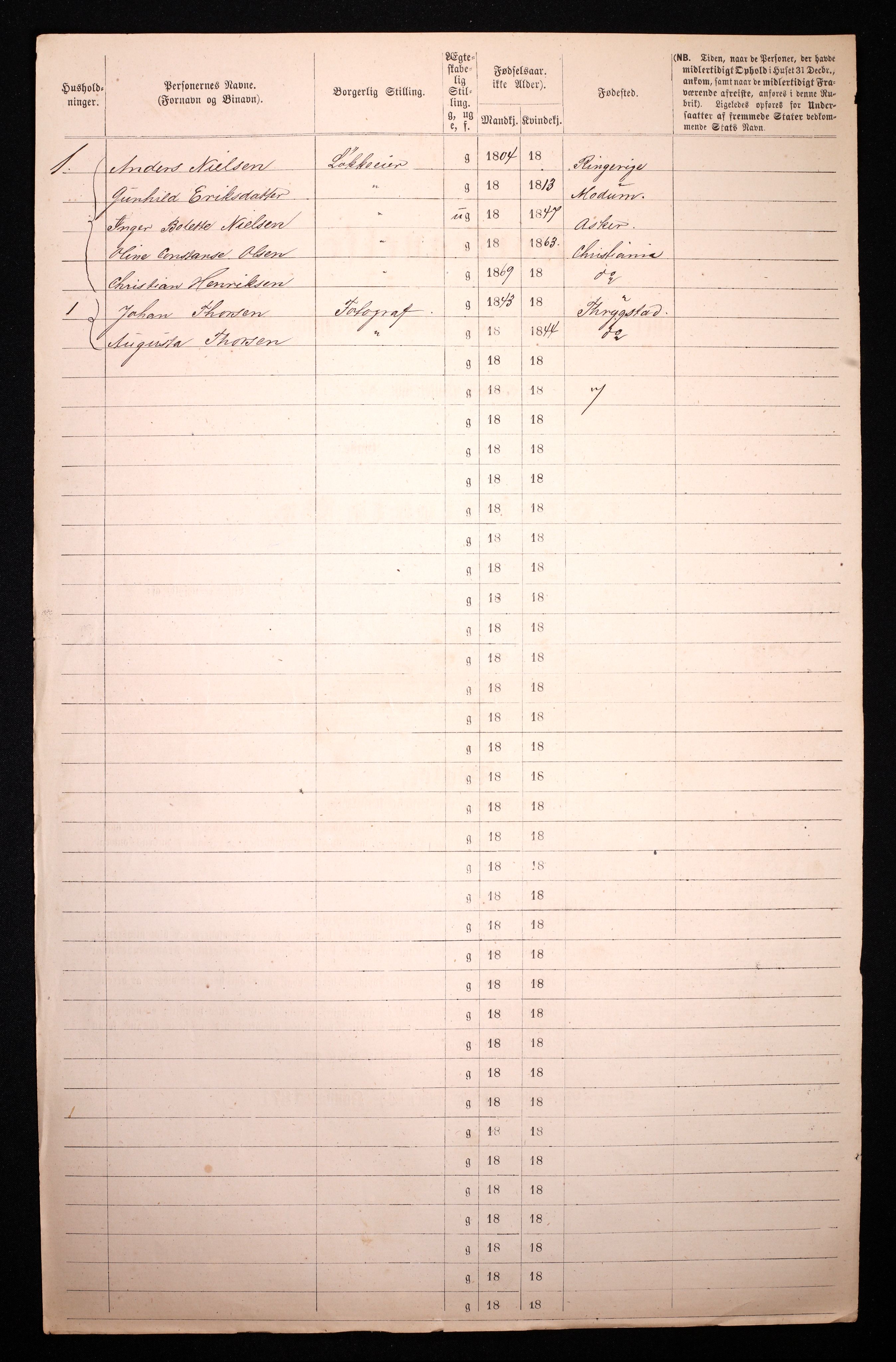 RA, 1870 census for 0301 Kristiania, 1870, p. 4774