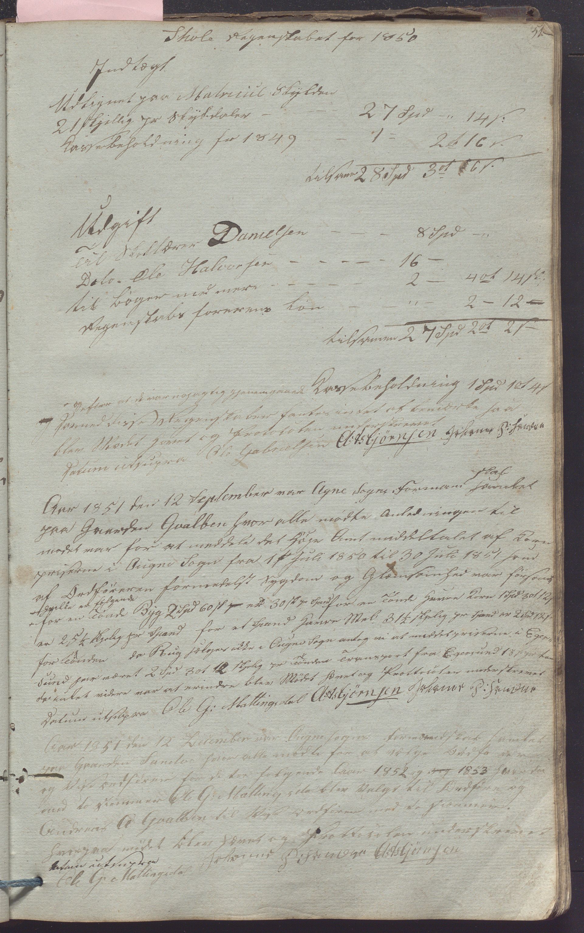 Ogna kommune- Formannskapet, IKAR/K-100909/A/L0001: Møtebok, 1838-1879, p. 51a