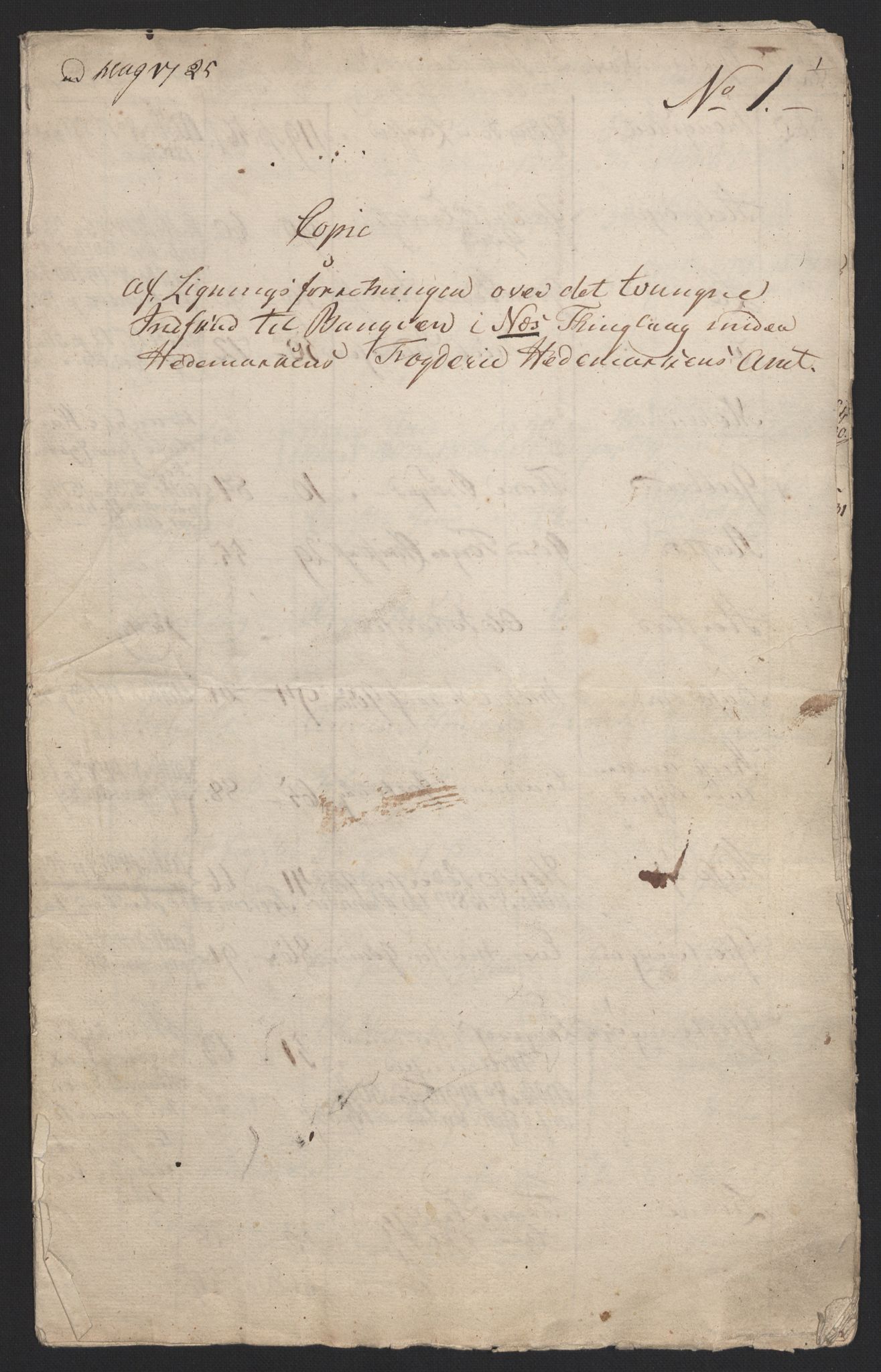 Sølvskatten 1816, NOBA/SOLVSKATTEN/A/L0010: Bind 11: Hedemarken fogderi, 1816-1817, p. 2