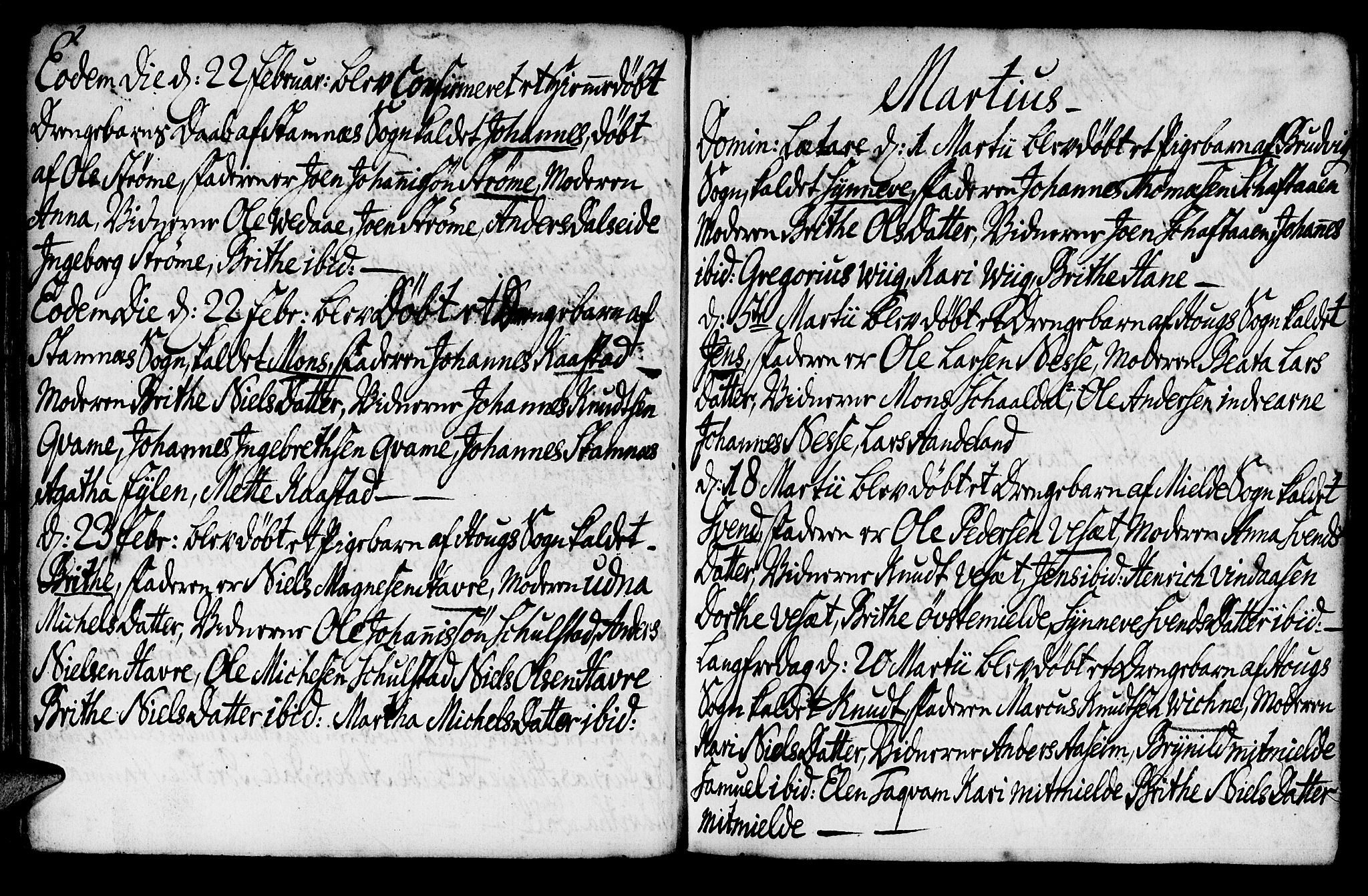 Haus sokneprestembete, AV/SAB-A-75601/H/Haa: Parish register (official) no. A 8, 1754-1769, p. 34