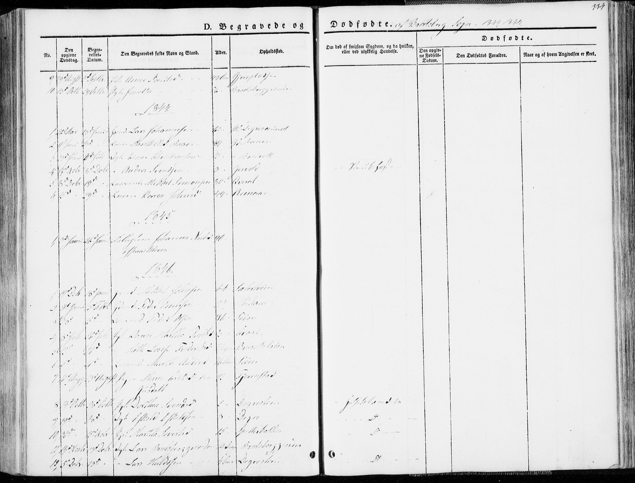 Ministerialprotokoller, klokkerbøker og fødselsregistre - Sør-Trøndelag, SAT/A-1456/606/L0290: Parish register (official) no. 606A05, 1841-1847, p. 334