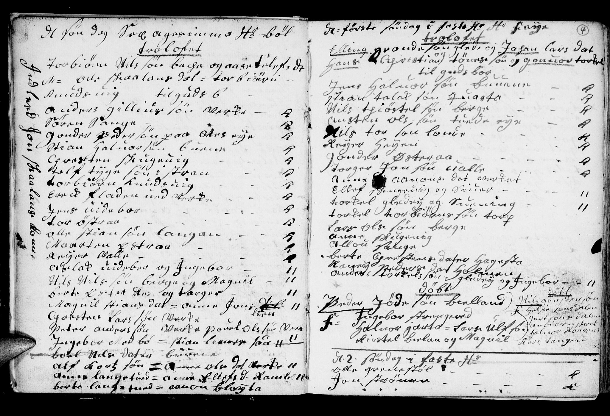 Holt sokneprestkontor, AV/SAK-1111-0021/F/Fb/L0005: Parish register (copy) no. B 5, 1746-1764, p. 4