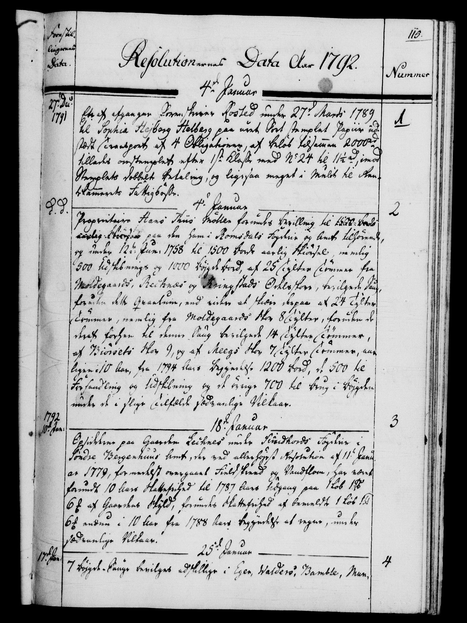 Rentekammeret, Kammerkanselliet, RA/EA-3111/G/Gf/Gfb/L0013: Register til norske relasjons- og resolusjonsprotokoller (merket RK 52.108), 1786-1793, p. 1115a