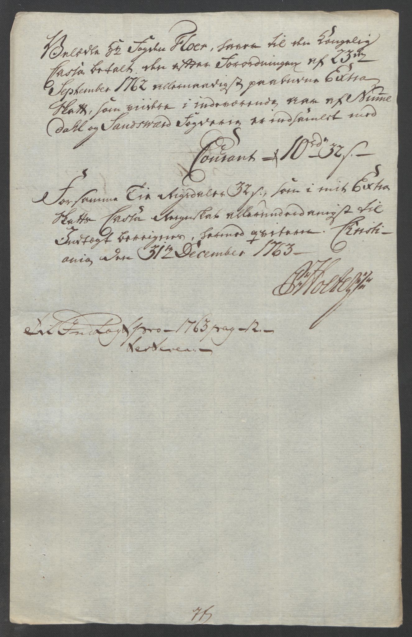 Rentekammeret inntil 1814, Reviderte regnskaper, Fogderegnskap, AV/RA-EA-4092/R24/L1672: Ekstraskatten Numedal og Sandsvær, 1762-1767, p. 168