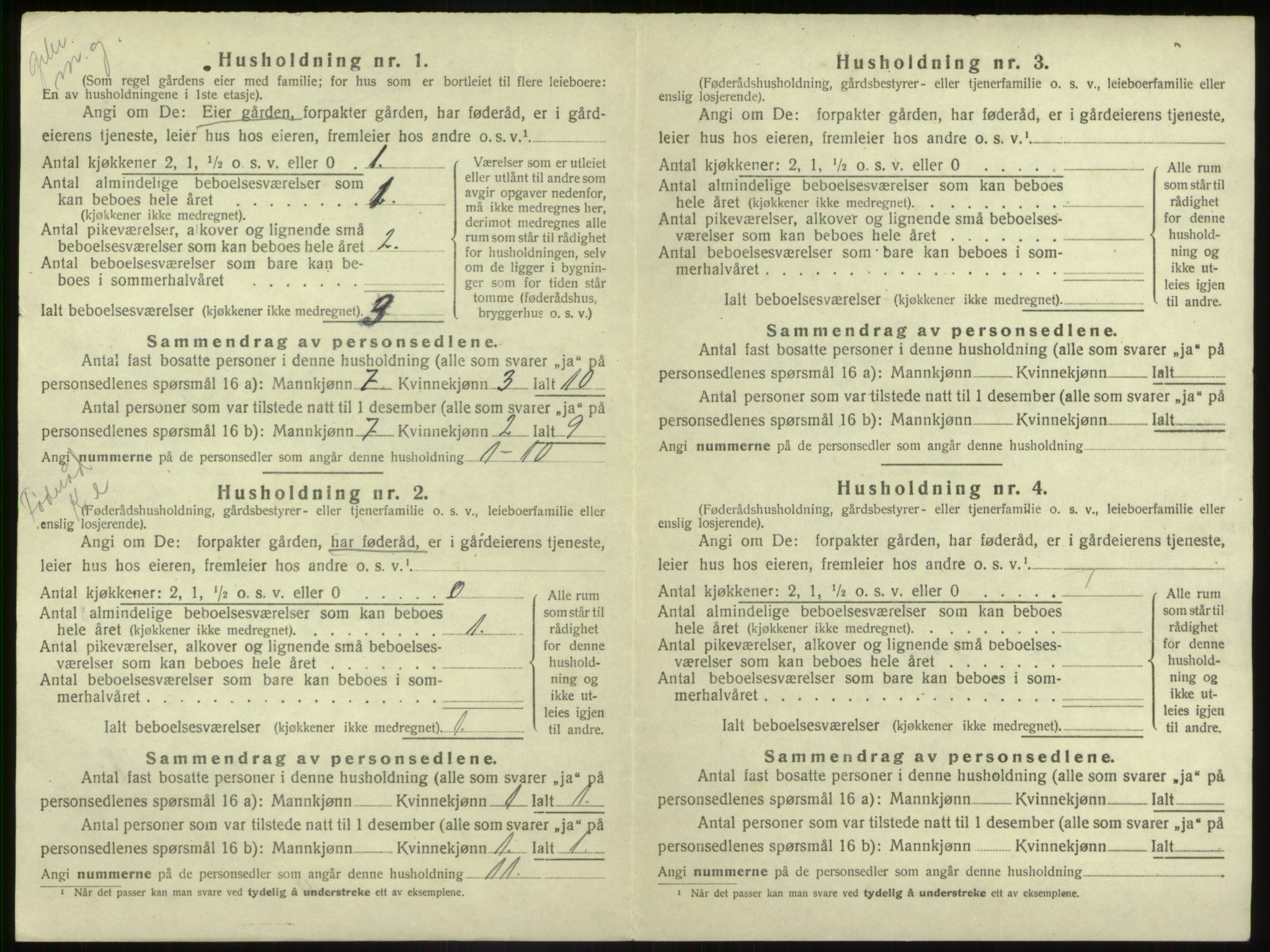 SAB, 1920 census for Naustdal, 1920, p. 150