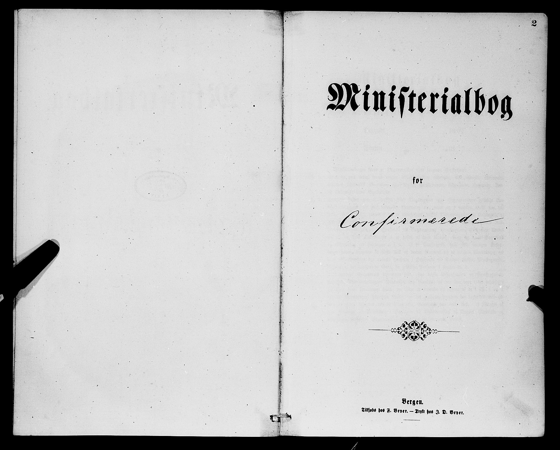 Lærdal sokneprestembete, SAB/A-81201: Parish register (official) no.  A 14, 1865-1877, p. 2