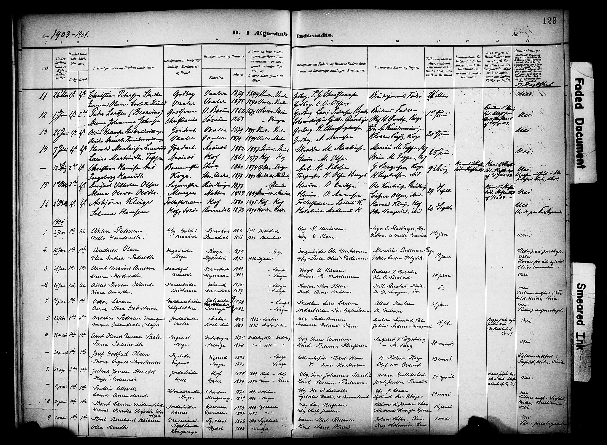 Vinger prestekontor, AV/SAH-PREST-024/H/Ha/Haa/L0016: Parish register (official) no. 16, 1898-1920, p. 123