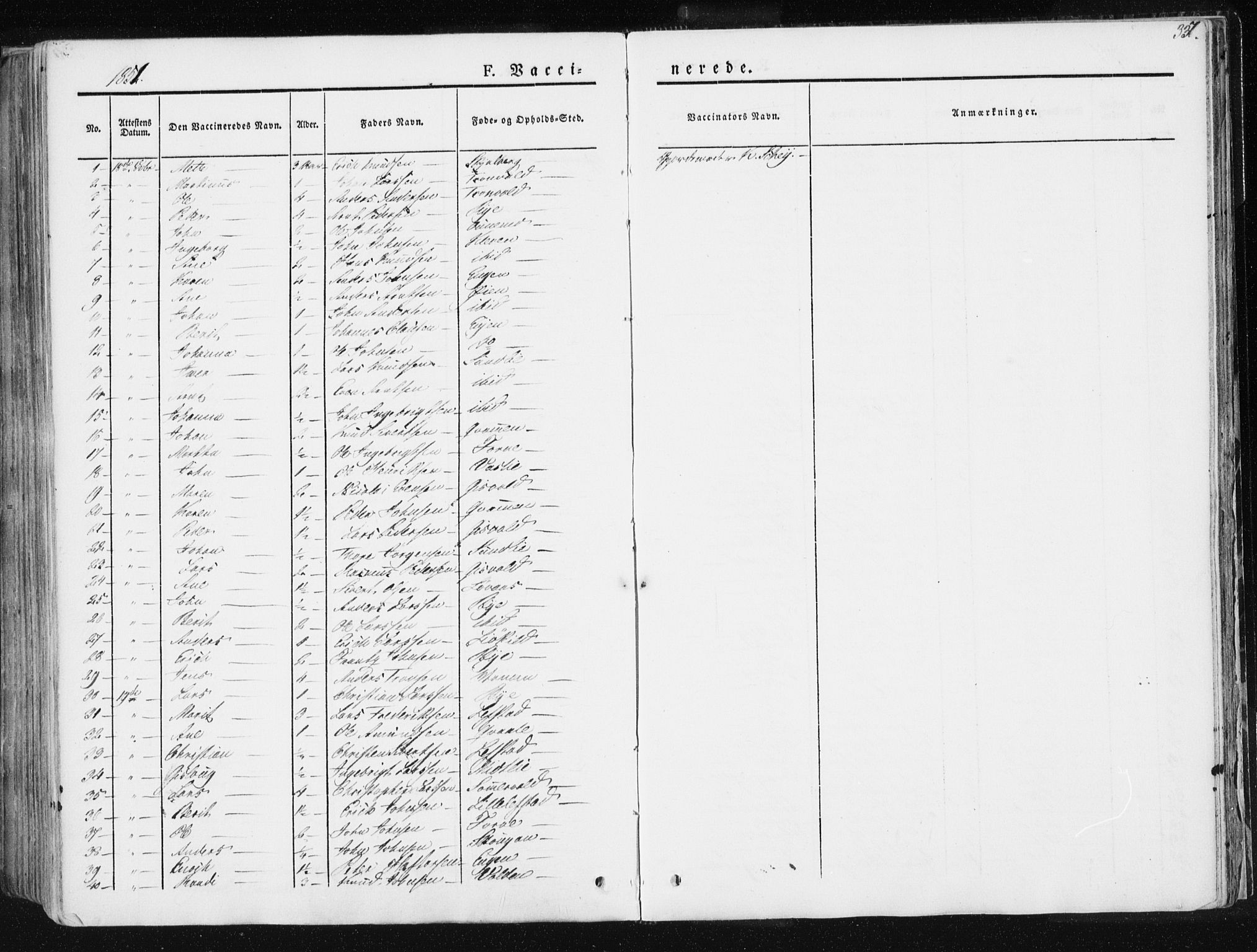 Ministerialprotokoller, klokkerbøker og fødselsregistre - Sør-Trøndelag, SAT/A-1456/668/L0805: Parish register (official) no. 668A05, 1840-1853, p. 337